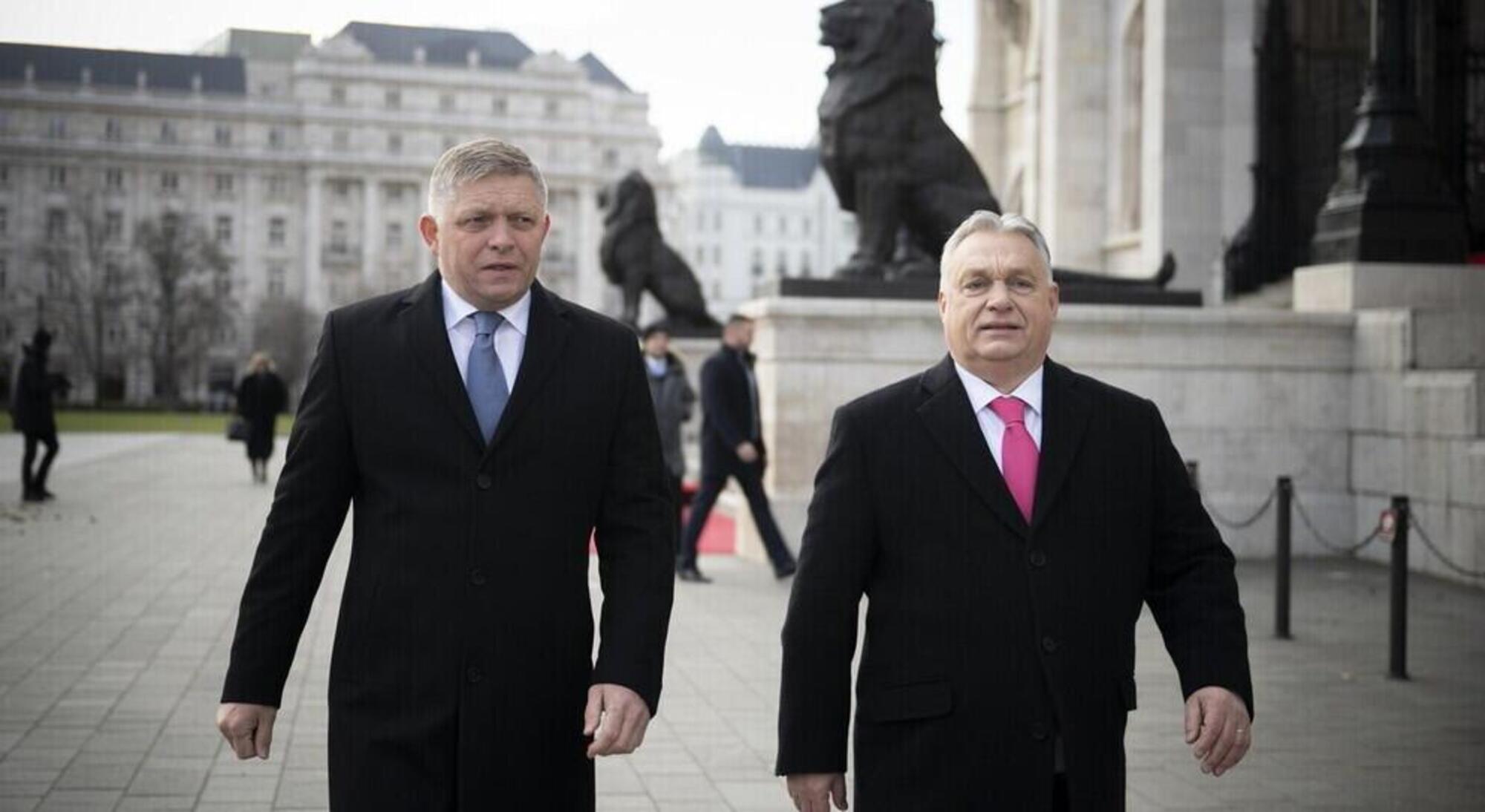 Robert Fico (Slovacchia) e Viktor Orban (Ungheria)