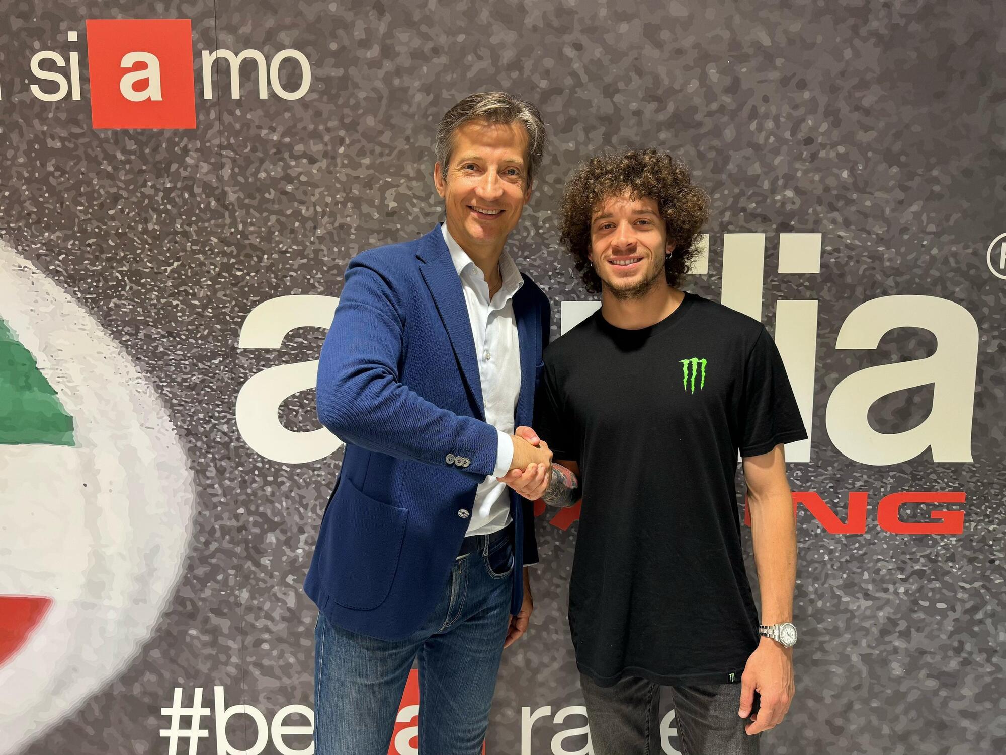 Massimo Rivola Marco Bezzecchi Aprilia 2025