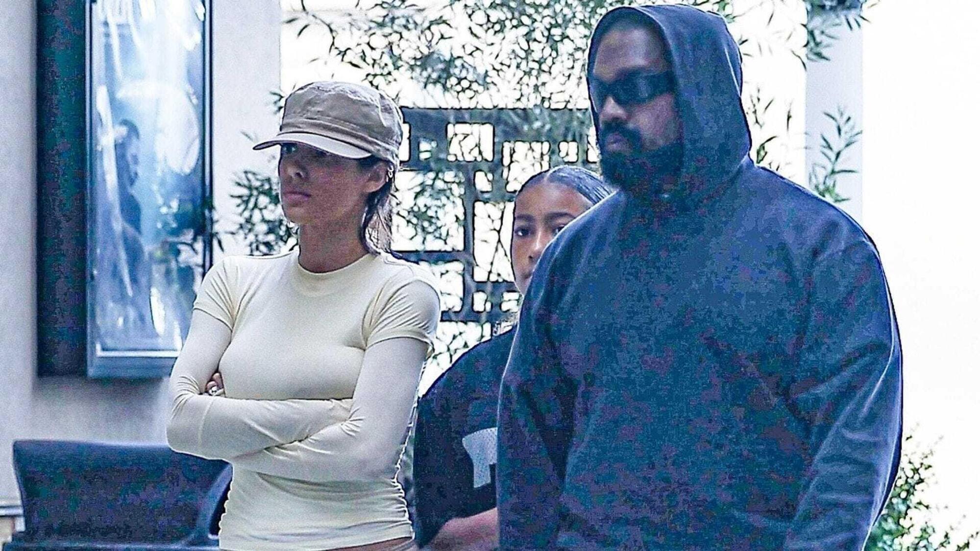 Bianca Censori Kanye e la figlia North