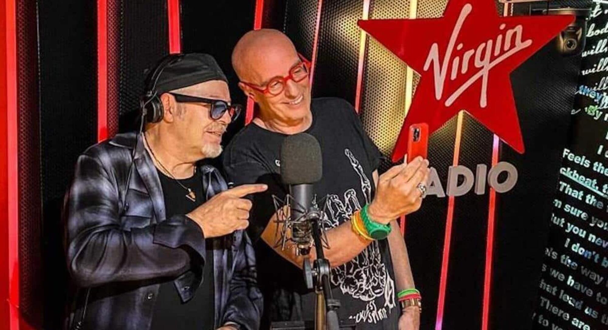 Massimo Cotto e Vasco Rossi a Virgin Radio