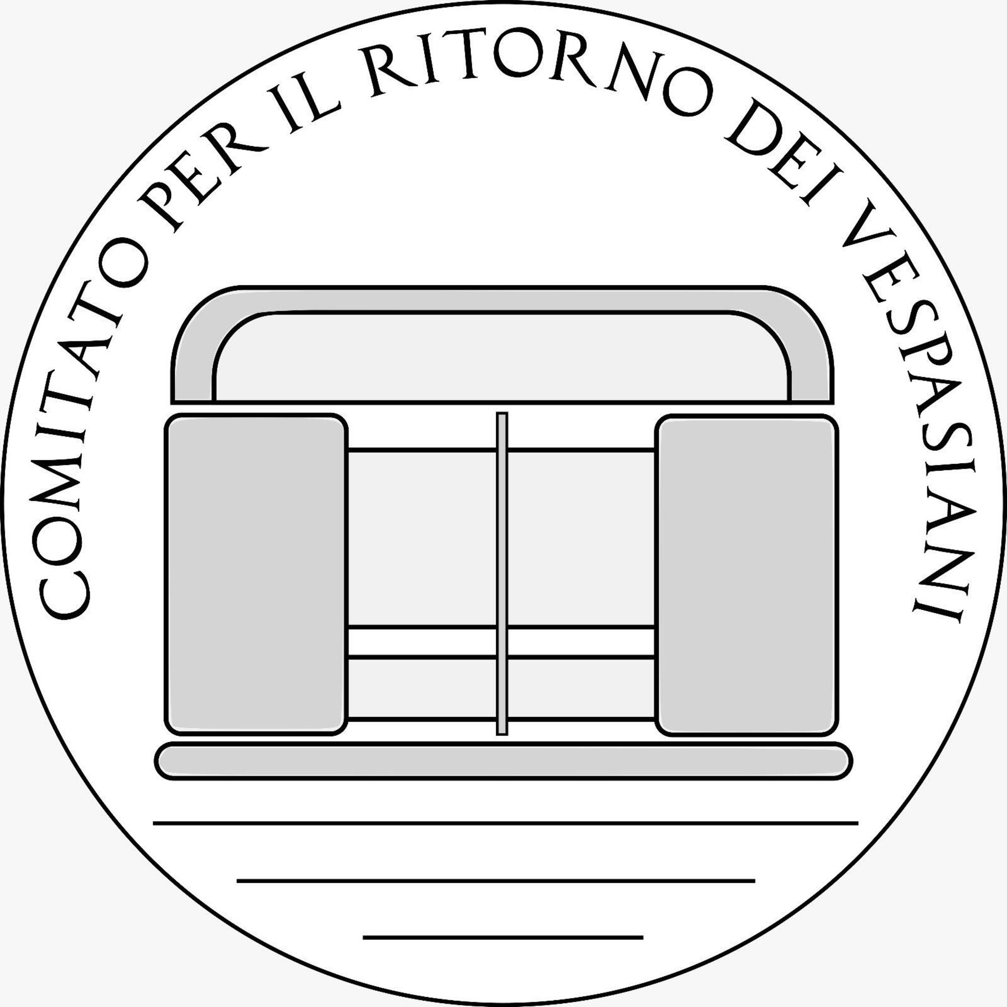 Il logo del Comitato per il ritorno dei vespasiani di Fulvio Abbate