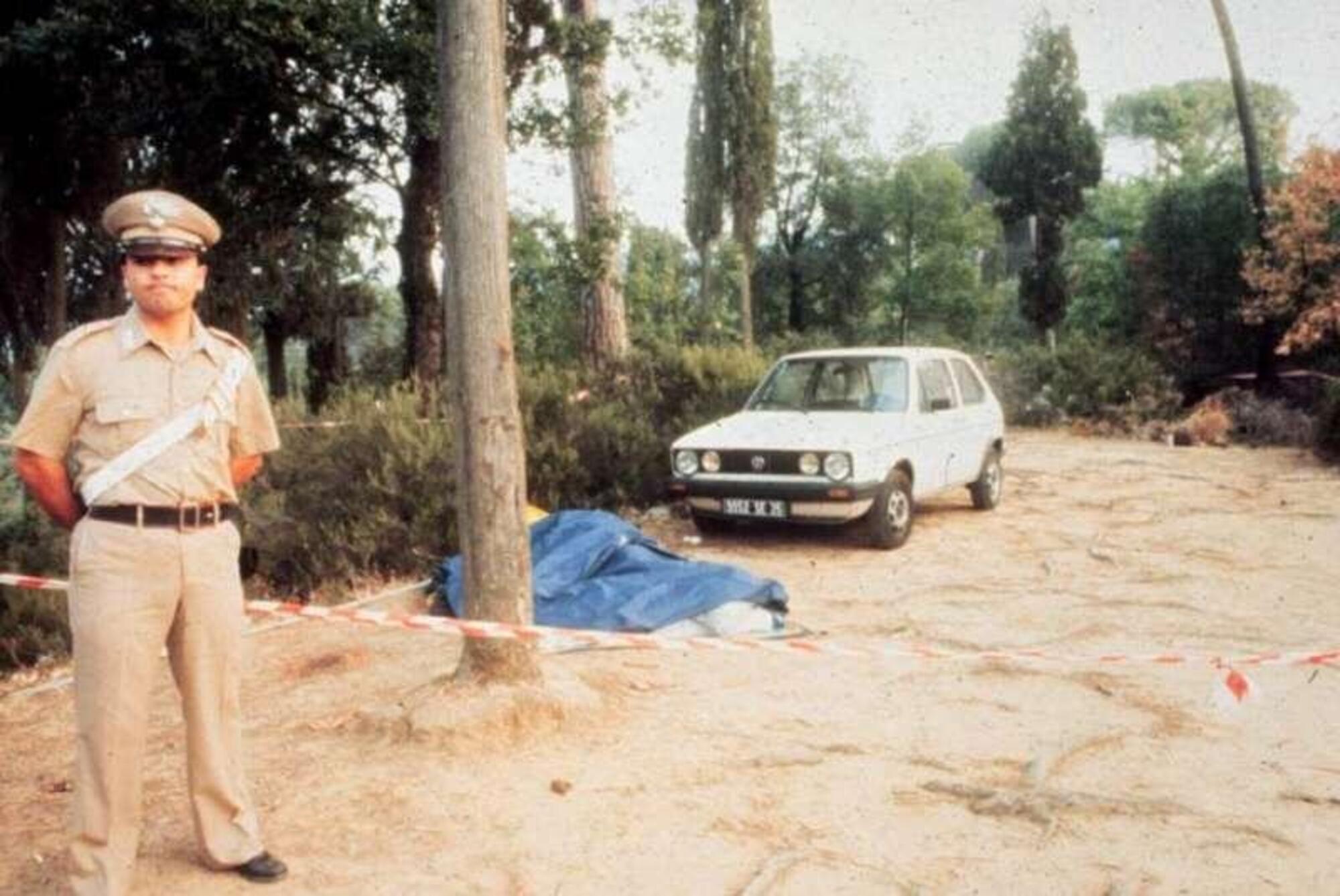 La scena del delitto di Nadine Mauriot e Jean Michel uccisi l&rsquo;otto settembre 1985