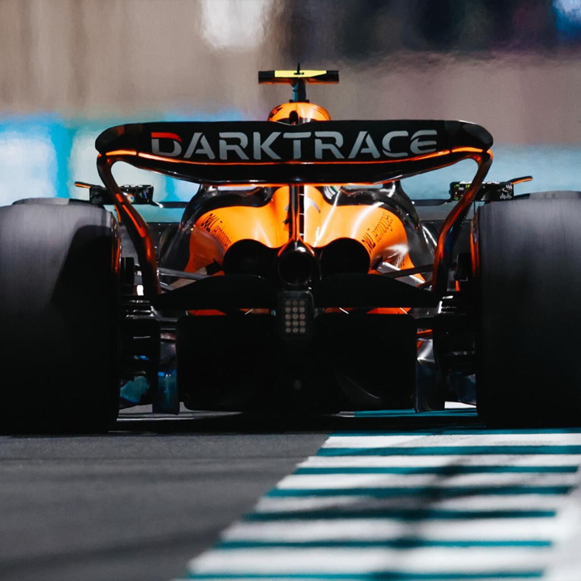 La McLaren sponsorizzata Daktrace, la società di Lynch