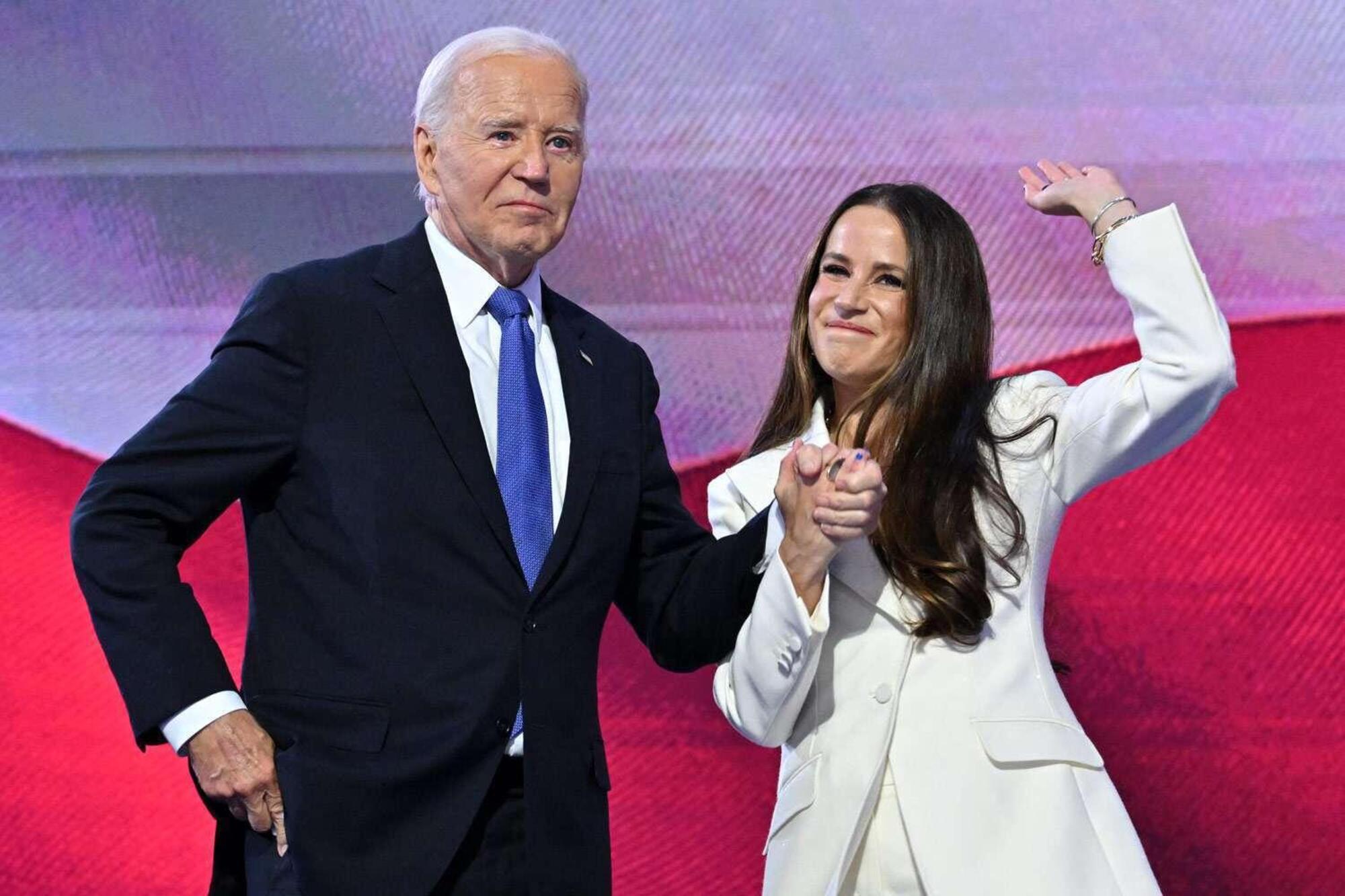 Joe Biden con la figlia Ashley