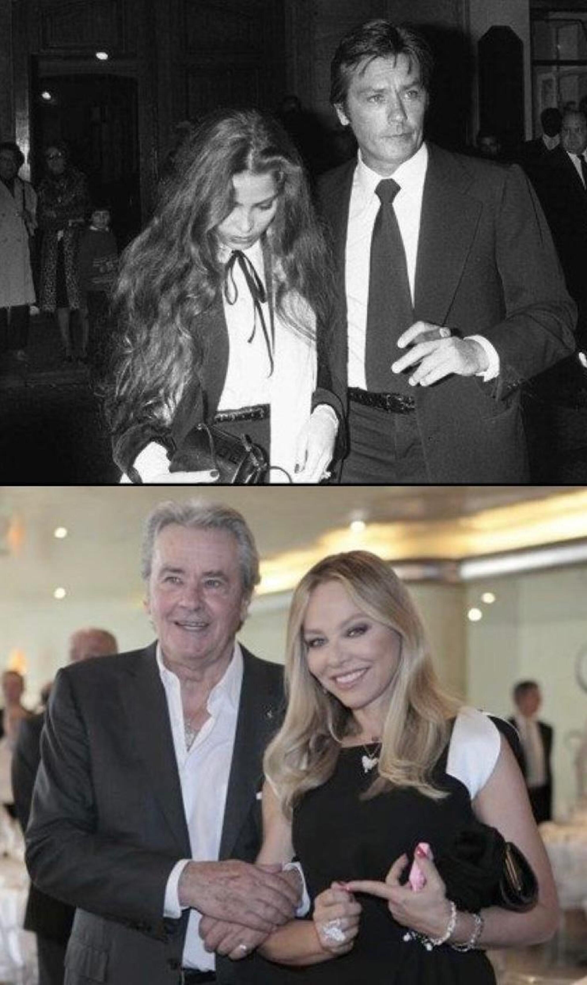 Ornella Muti e Alain Delon