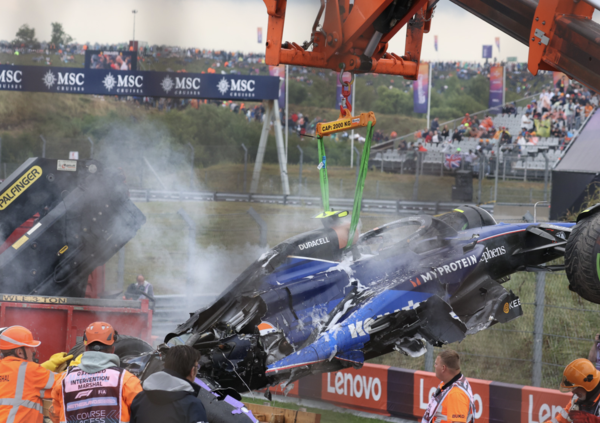 Paura per Logan Sargeant a Zandvoort e tanto caos in pista: saranno qualifiche al buio quelle olandesi