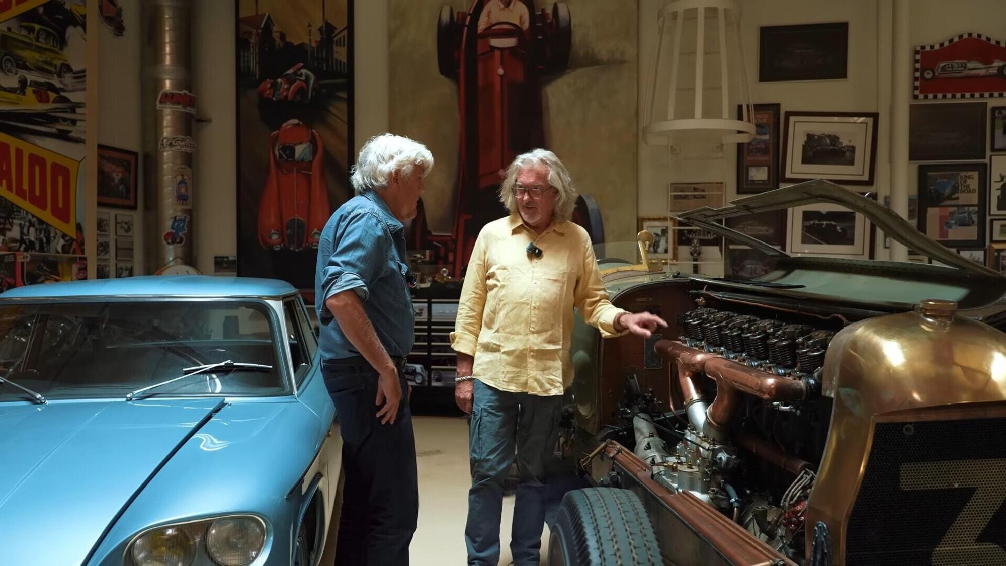 Jay Leno insieme a James May