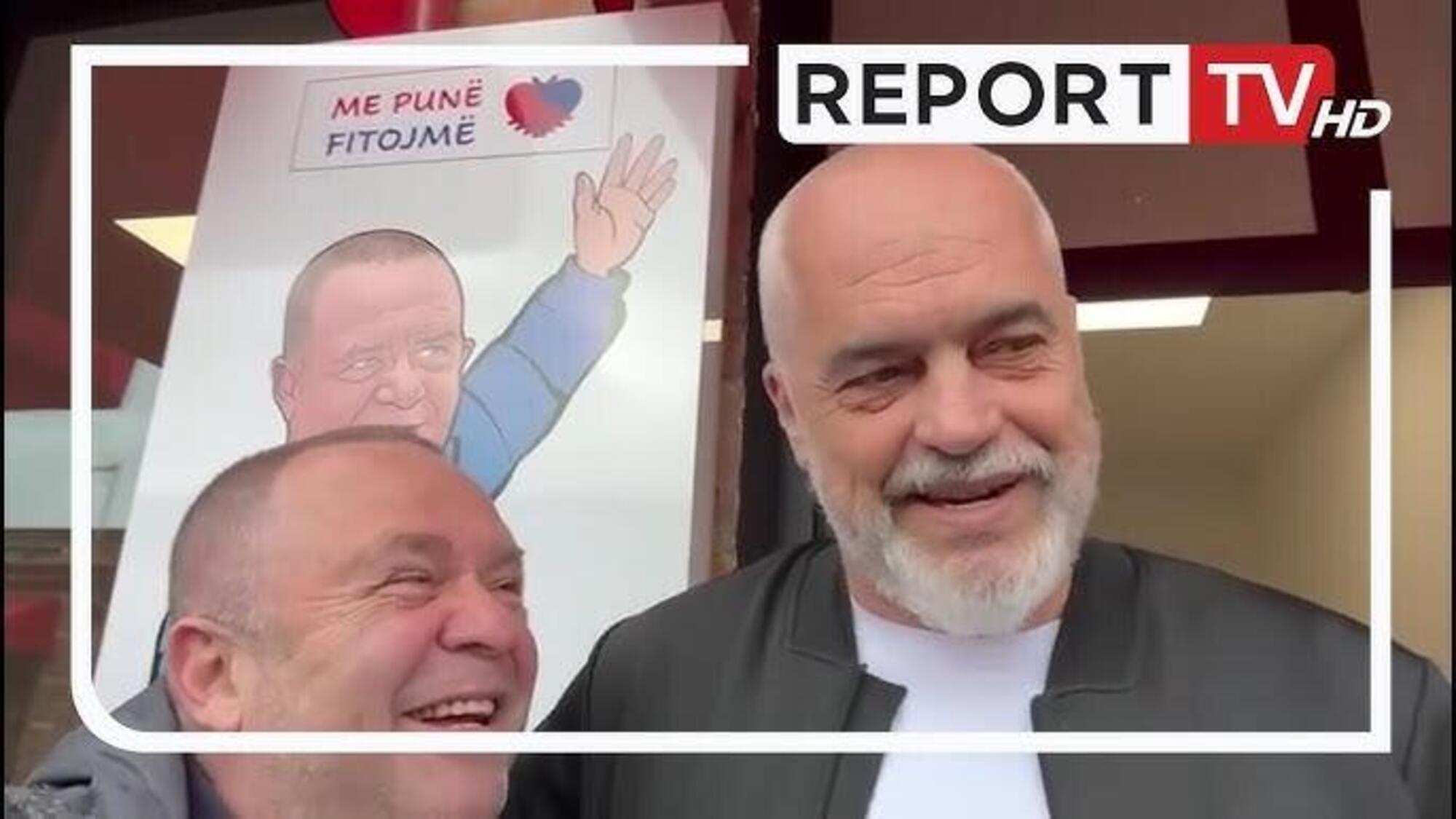 Gjergj Luca con Edi Rama