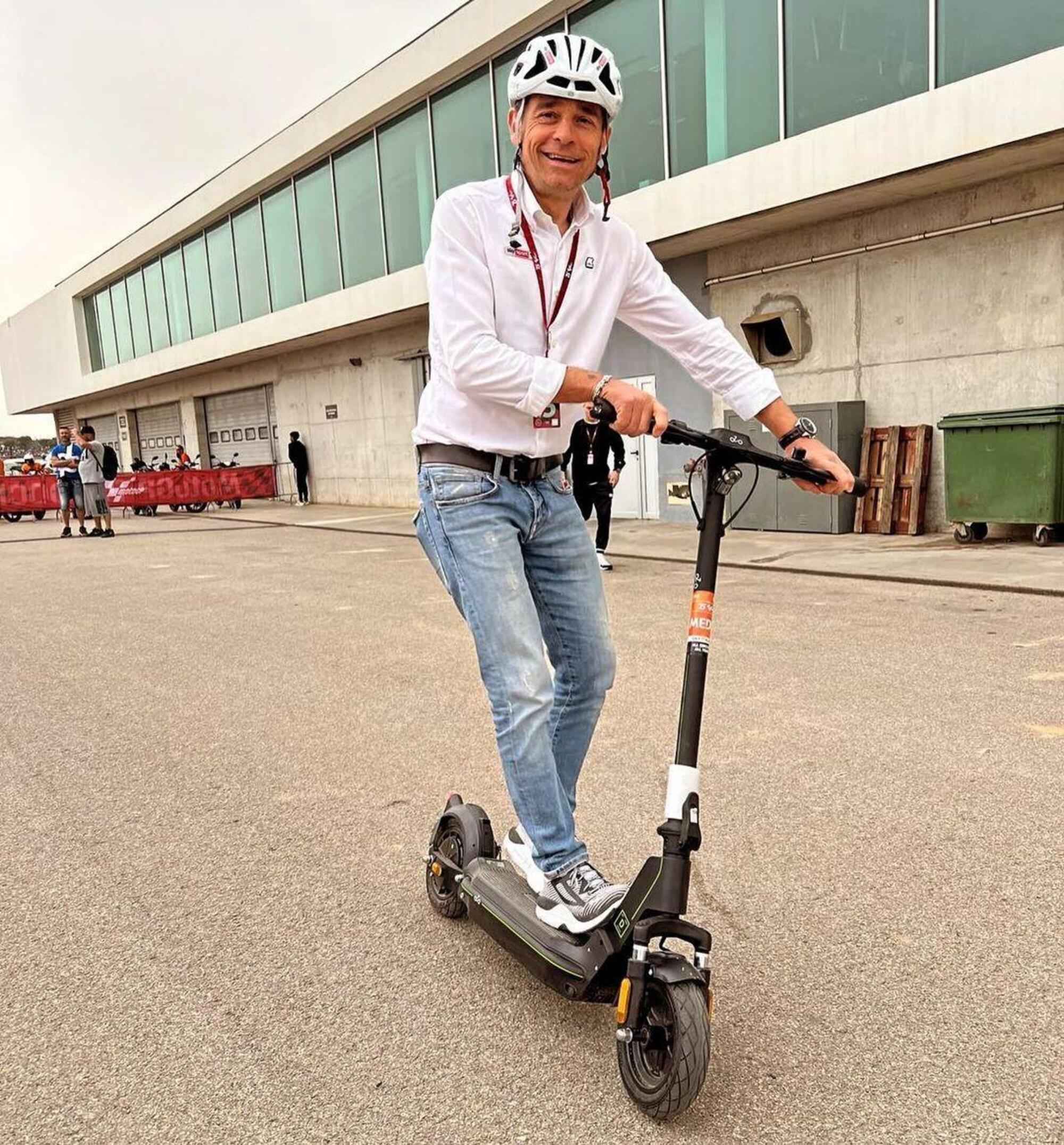 Mauro Sanchini nel Paddock