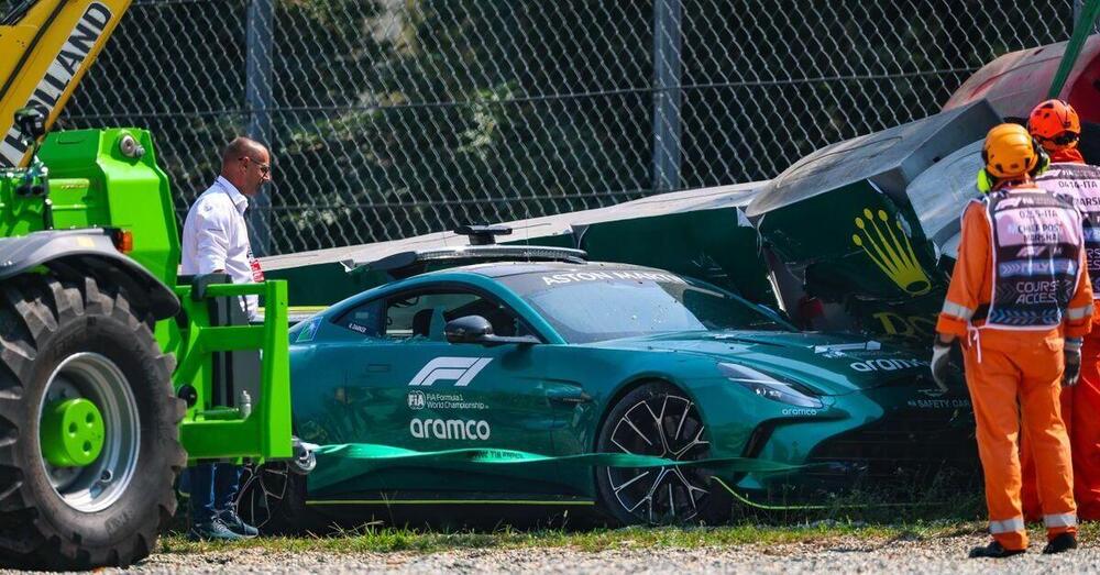 La safety car finisce in barriera alla Parabolica: ma cosa &egrave; successo a Monza?