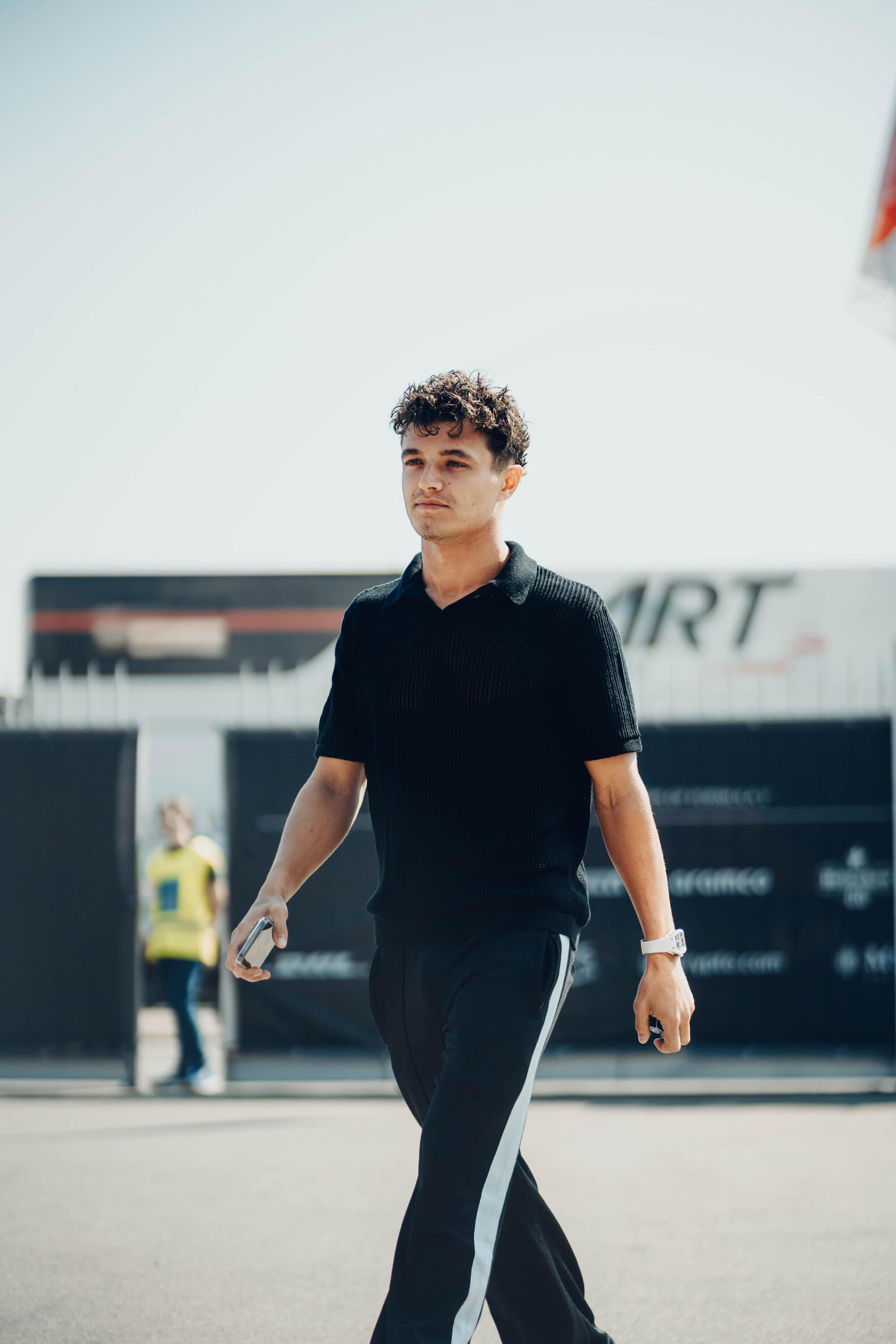 Il pilota della McLaren Lando Norris a Monza