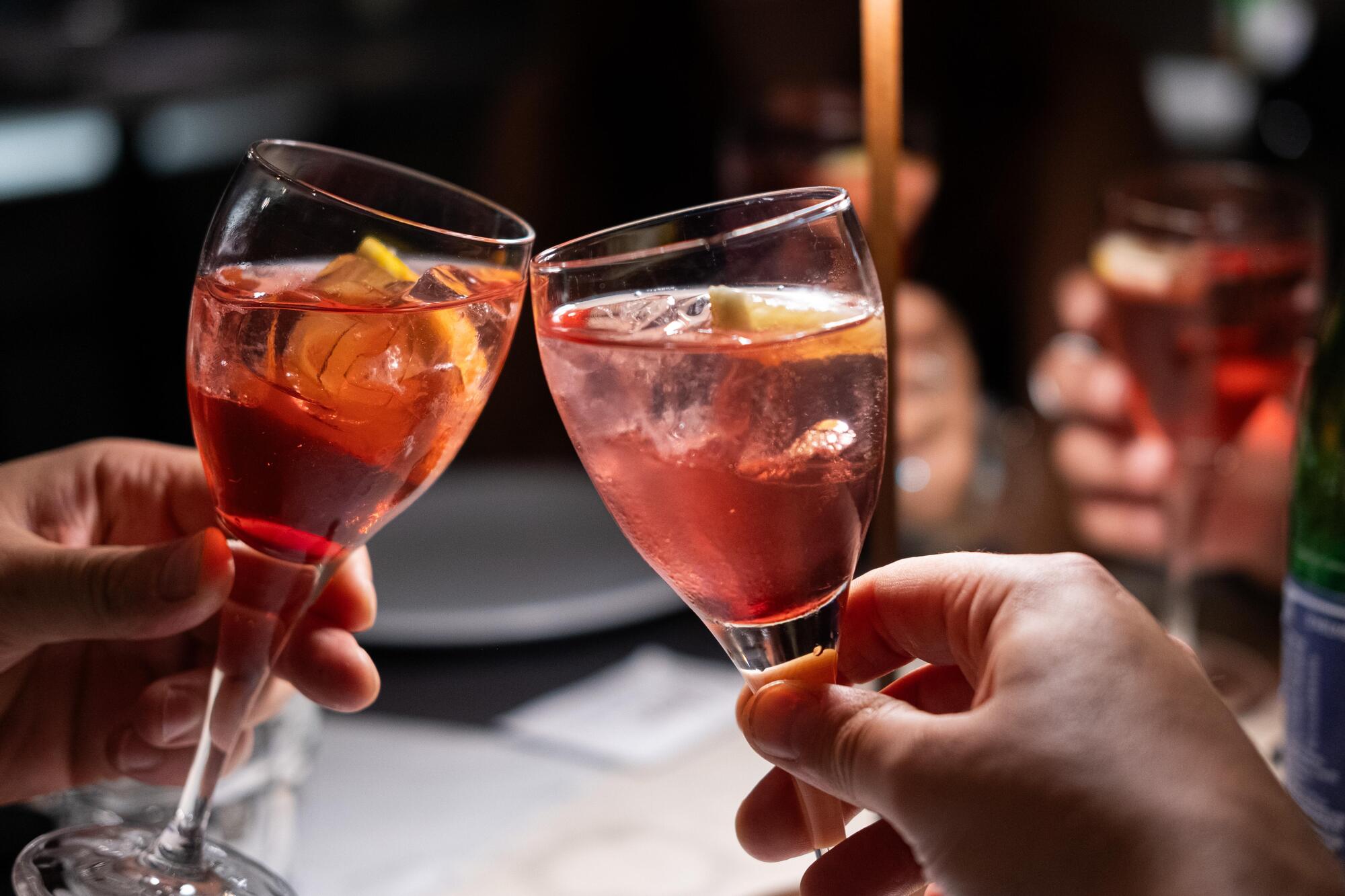 Gli spritz alla fragola