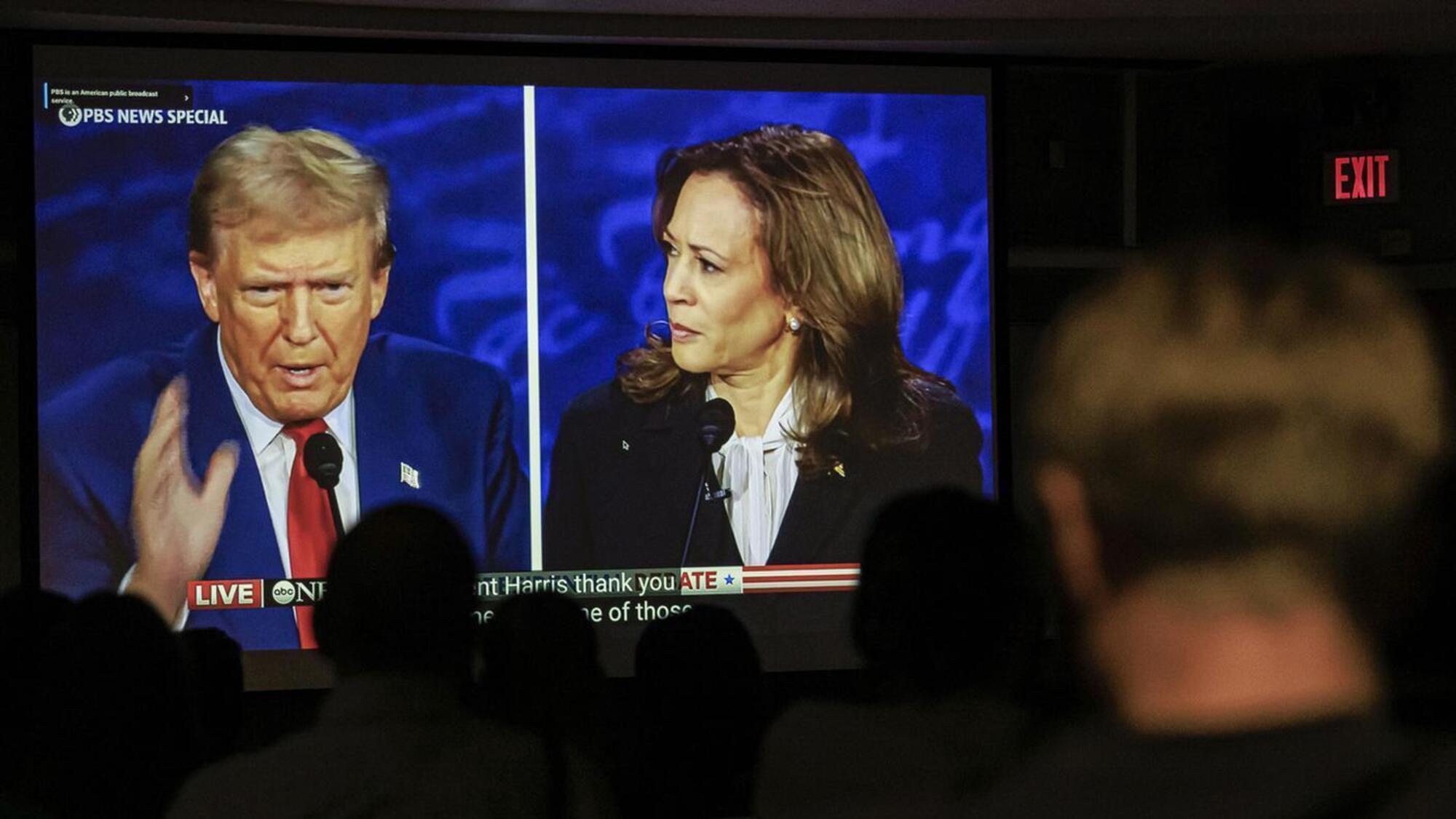 Donald Trump e Kamala Harris