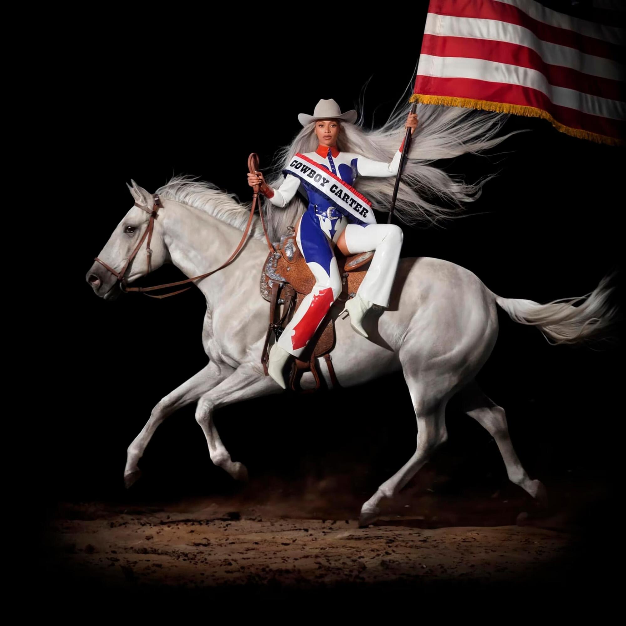Beyoncé sulla copertina del suo ultimo album “Cowboy Carter”