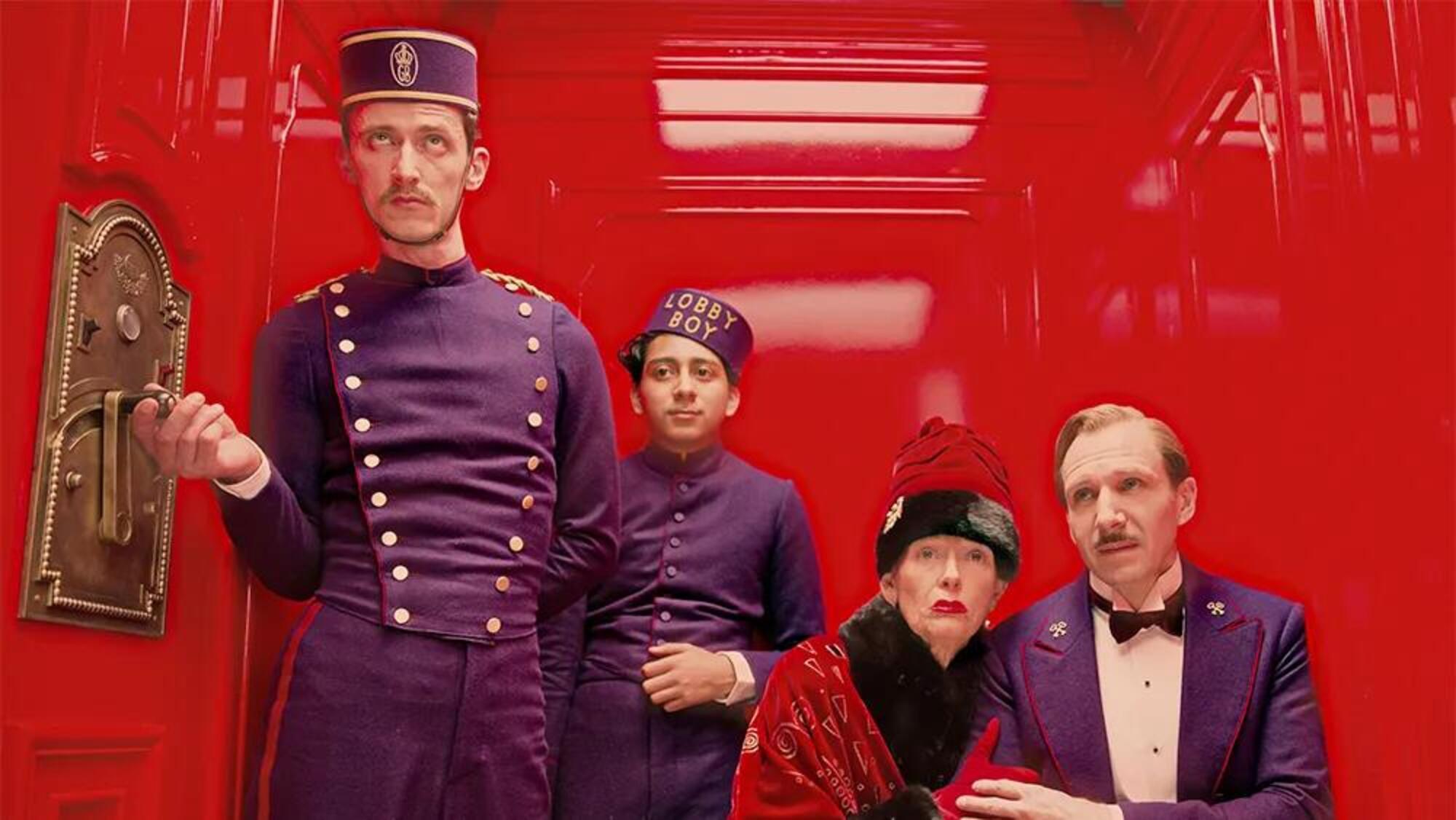 Scena da “Grand Budapest Hotel” (2014) di Wes Anderson
