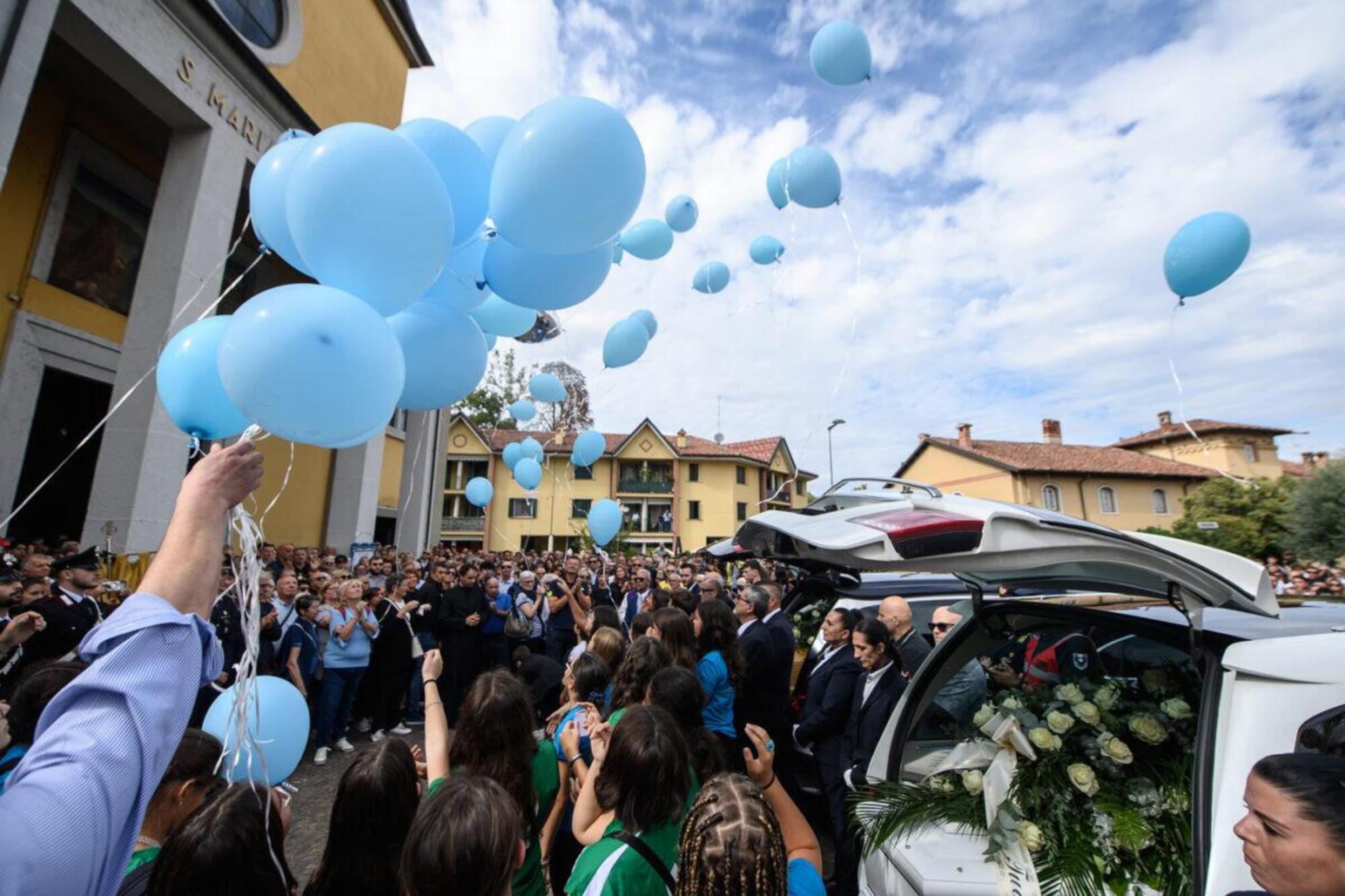 I funerali delle vittime della strage