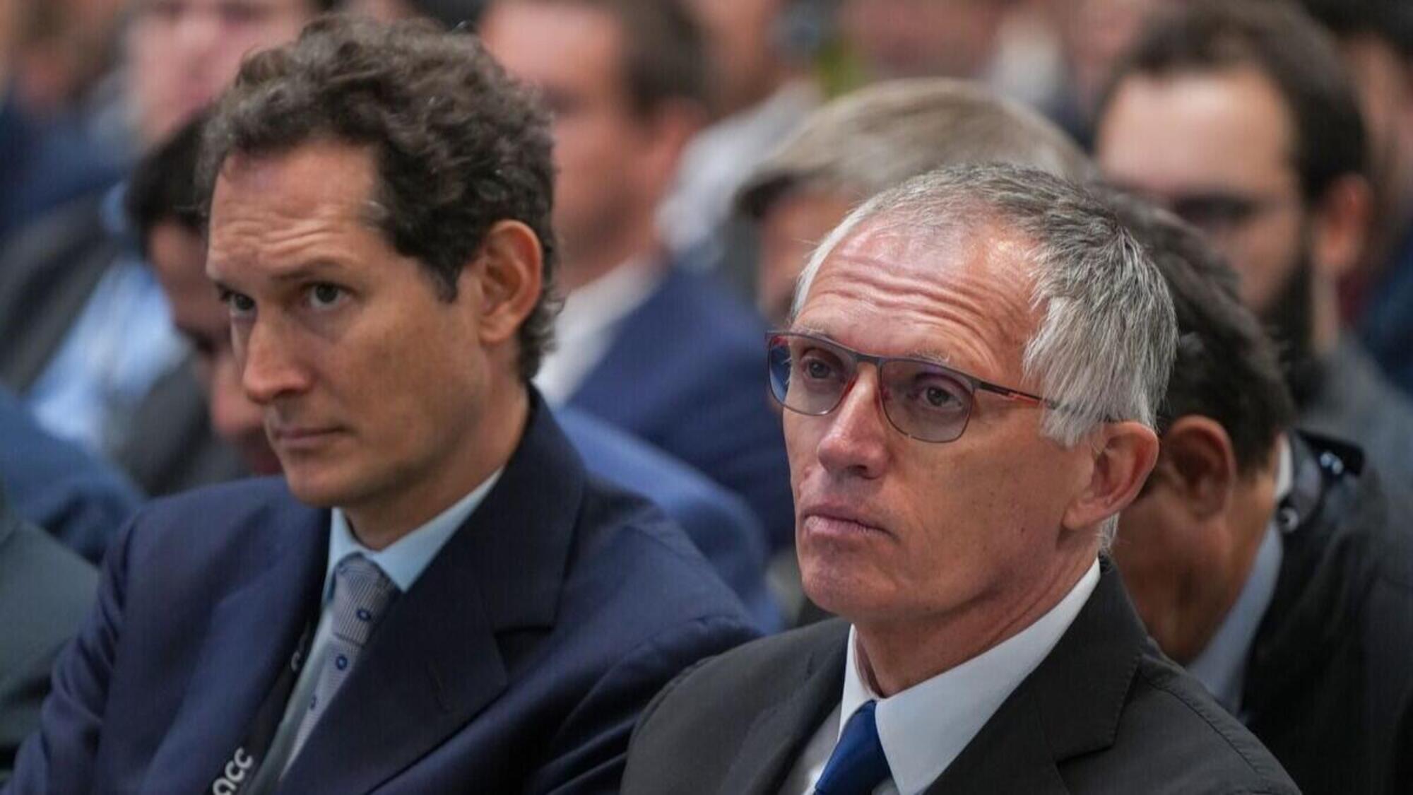 John Elkann e Carlos Tavares