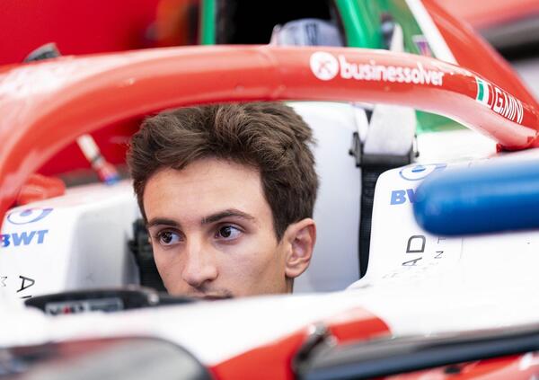 Gabriele Min&igrave;, una gara all&rsquo;esordio in Formula 2 che segna le ambizioni per il 2025