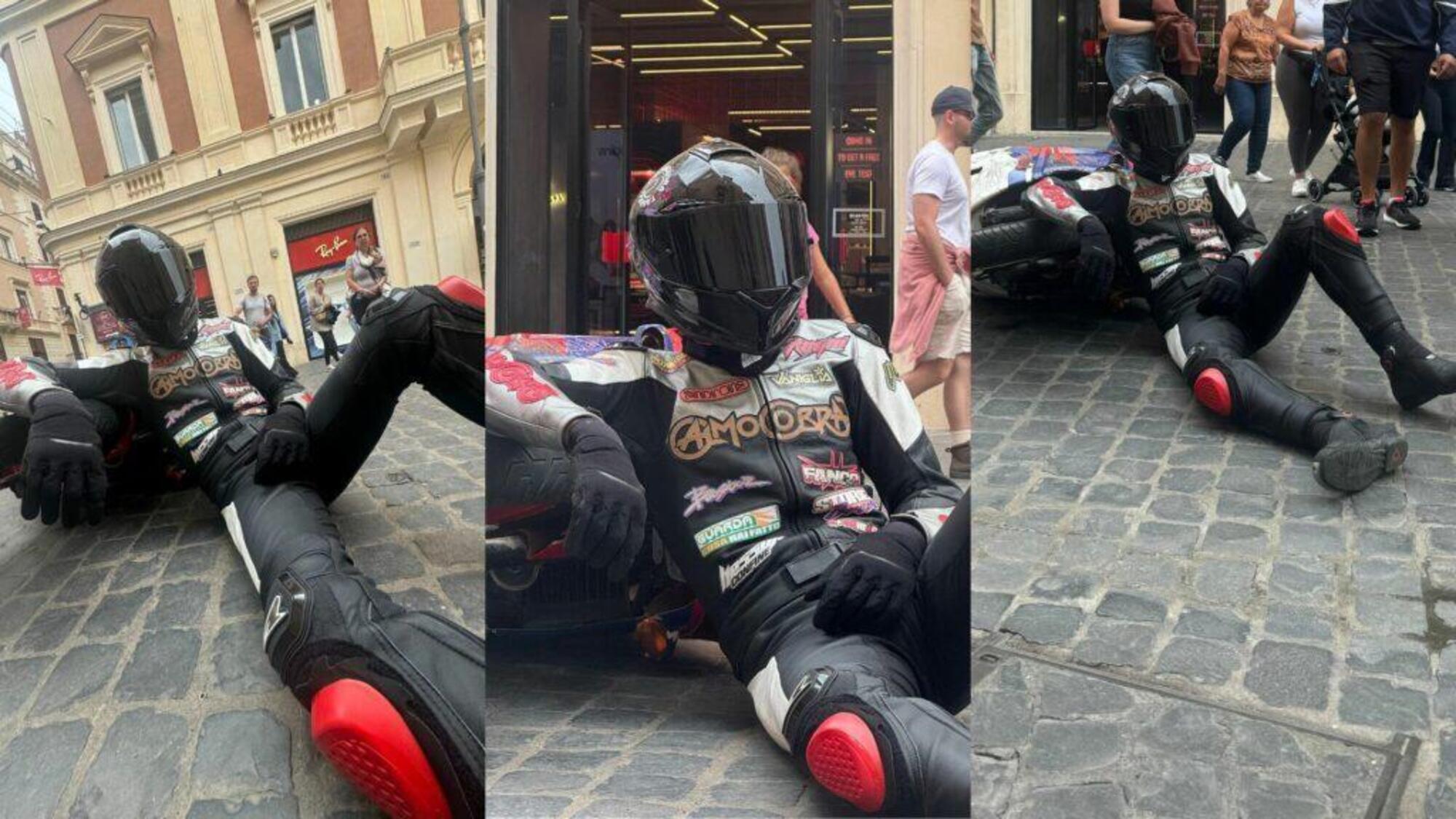 Le immagini del finto incidente di Tananai per pubblicizzare l'uscita del suo nuovo album, CalmoCoibra