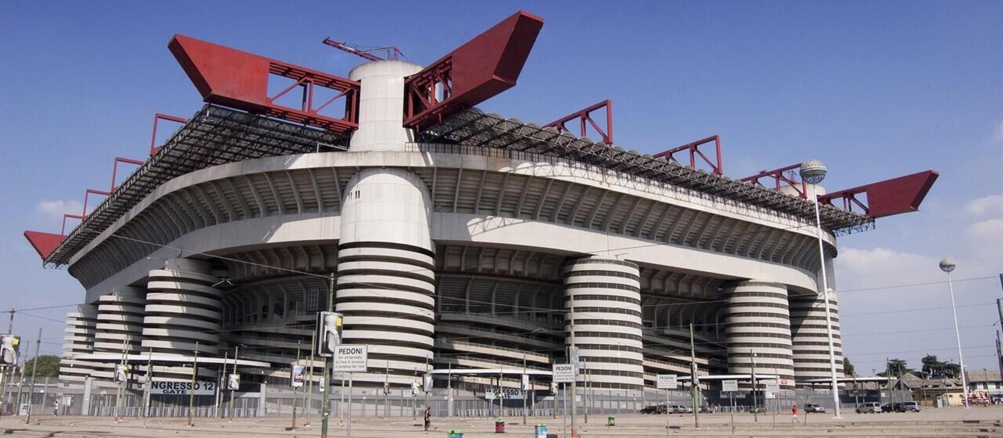 Lo stadio San Siro a Milano