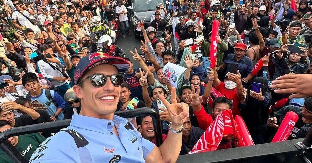 Marc Marquez rockstar con un dubbio in Indonesia. Mentre Pecco e Martin hanno gi&agrave; cominciato a sportellarsi (con le intenzioni)