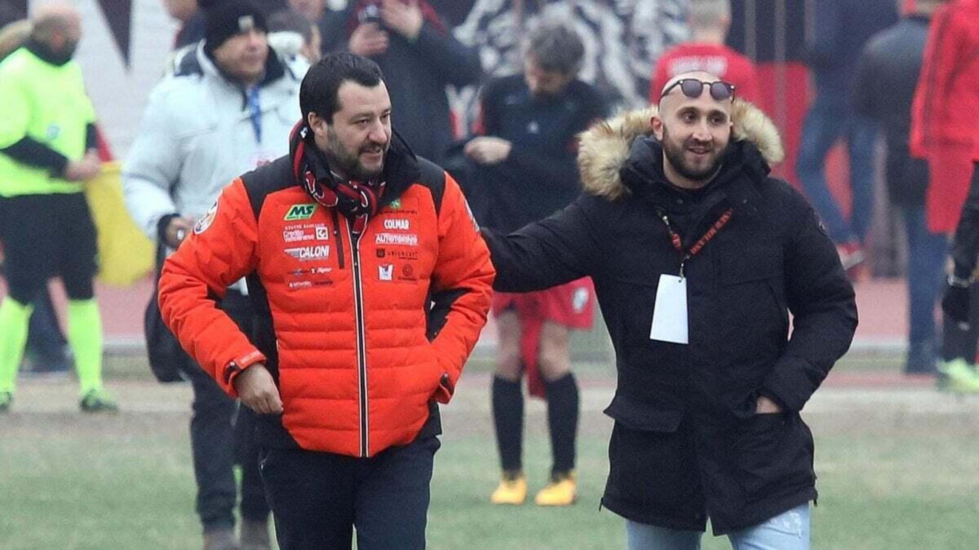 Matteo Salvini e Luca Lucci