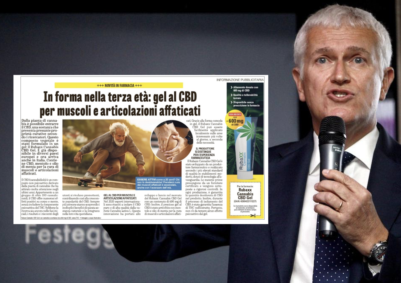 Ma La Verit&agrave; non era contro la cannabis (anche light)? E ora sponsorizza il gel per muscoli e articolazioni al cbd