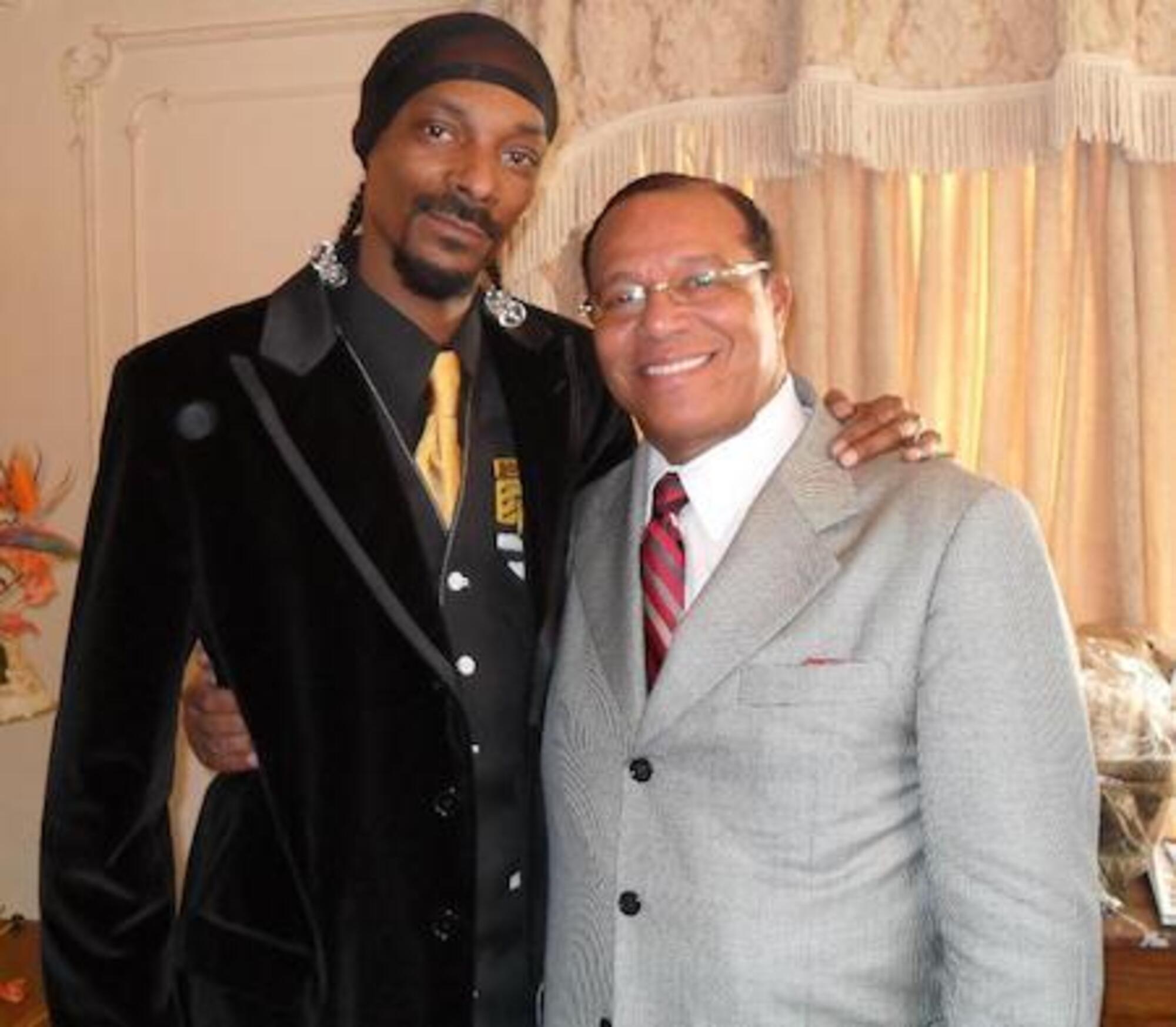 Snoop Dogg con Louis Farrakhan 