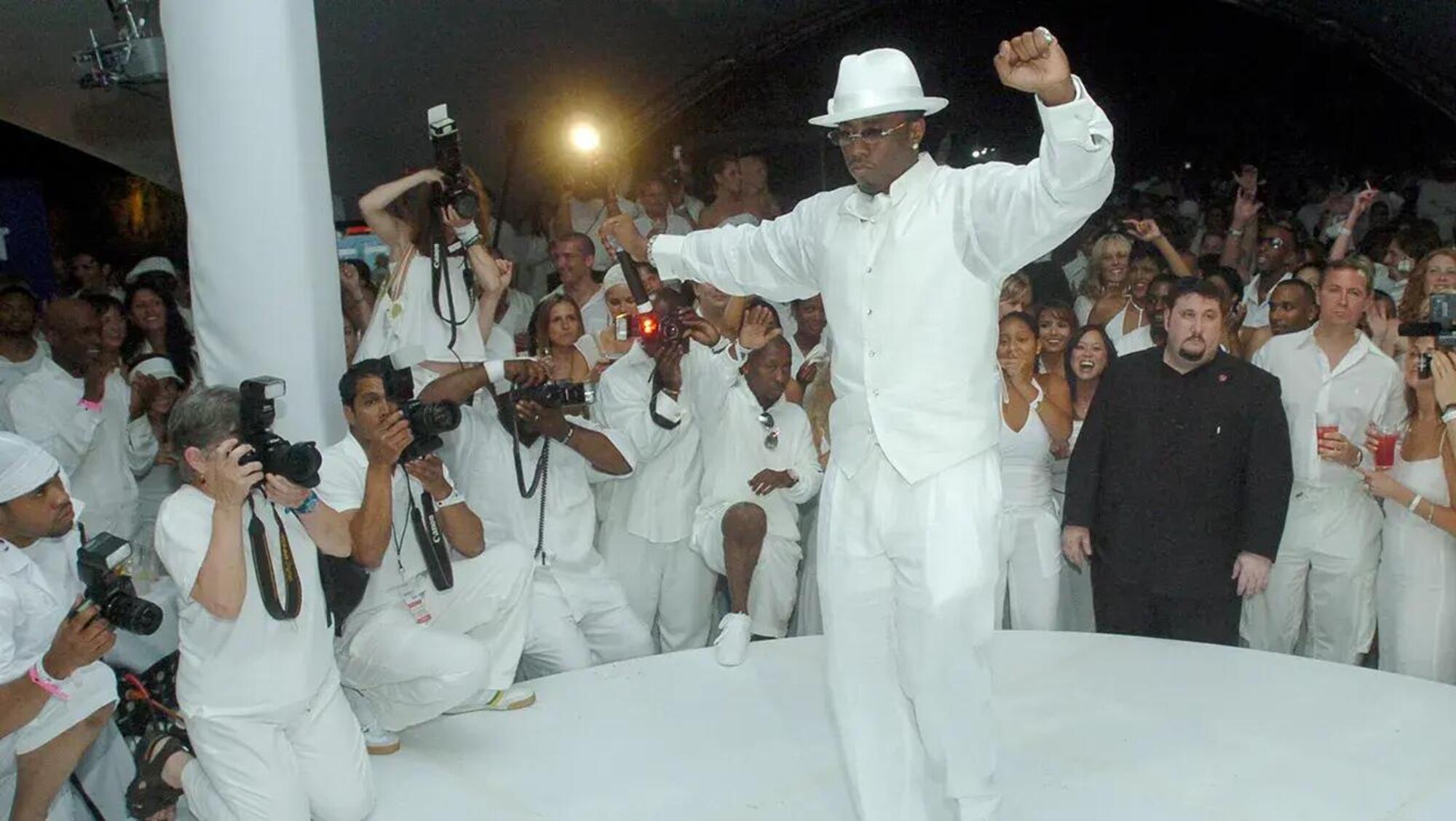 Sean Diddy Combs white party