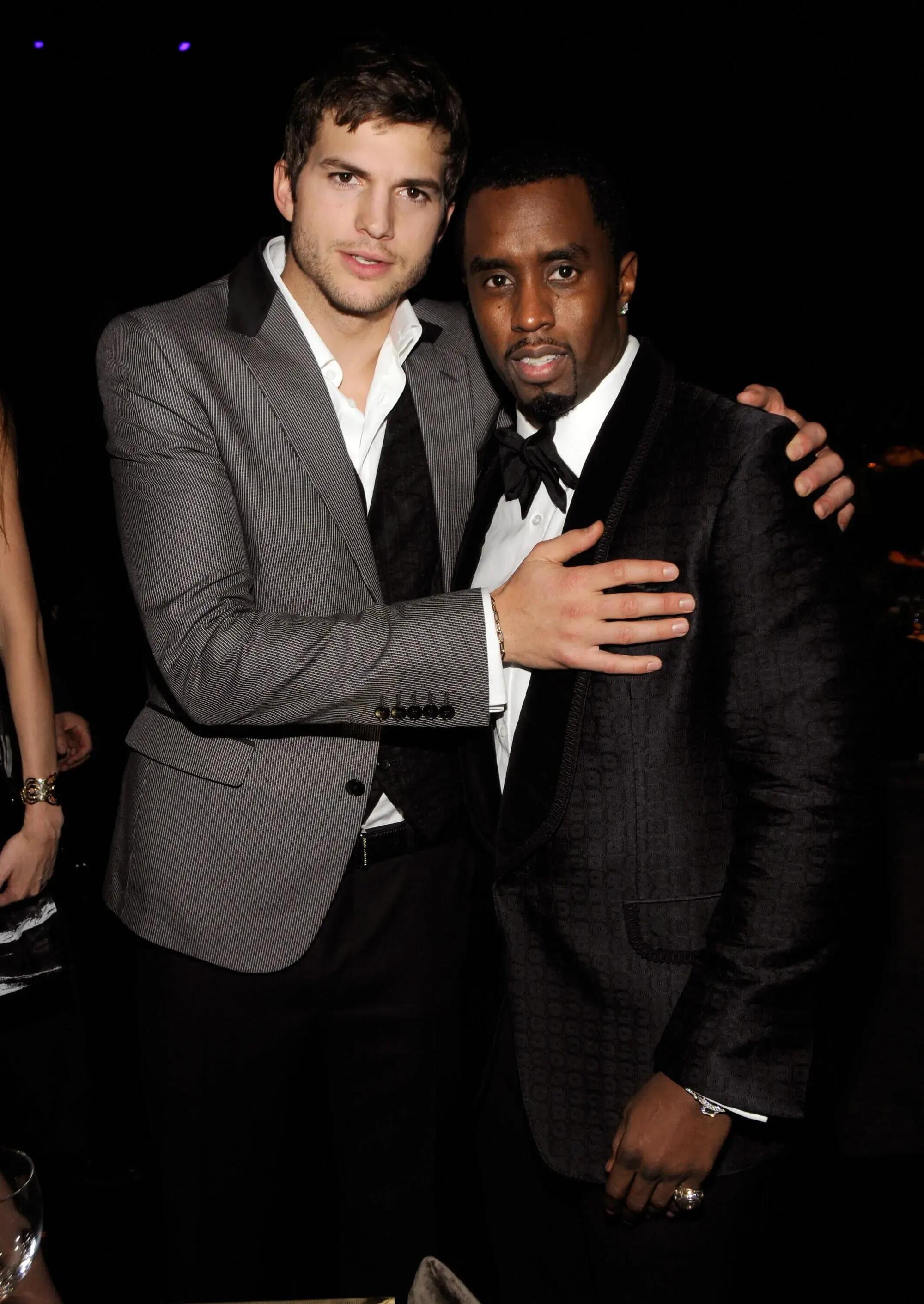 Ashton Kutcher e P Diddy