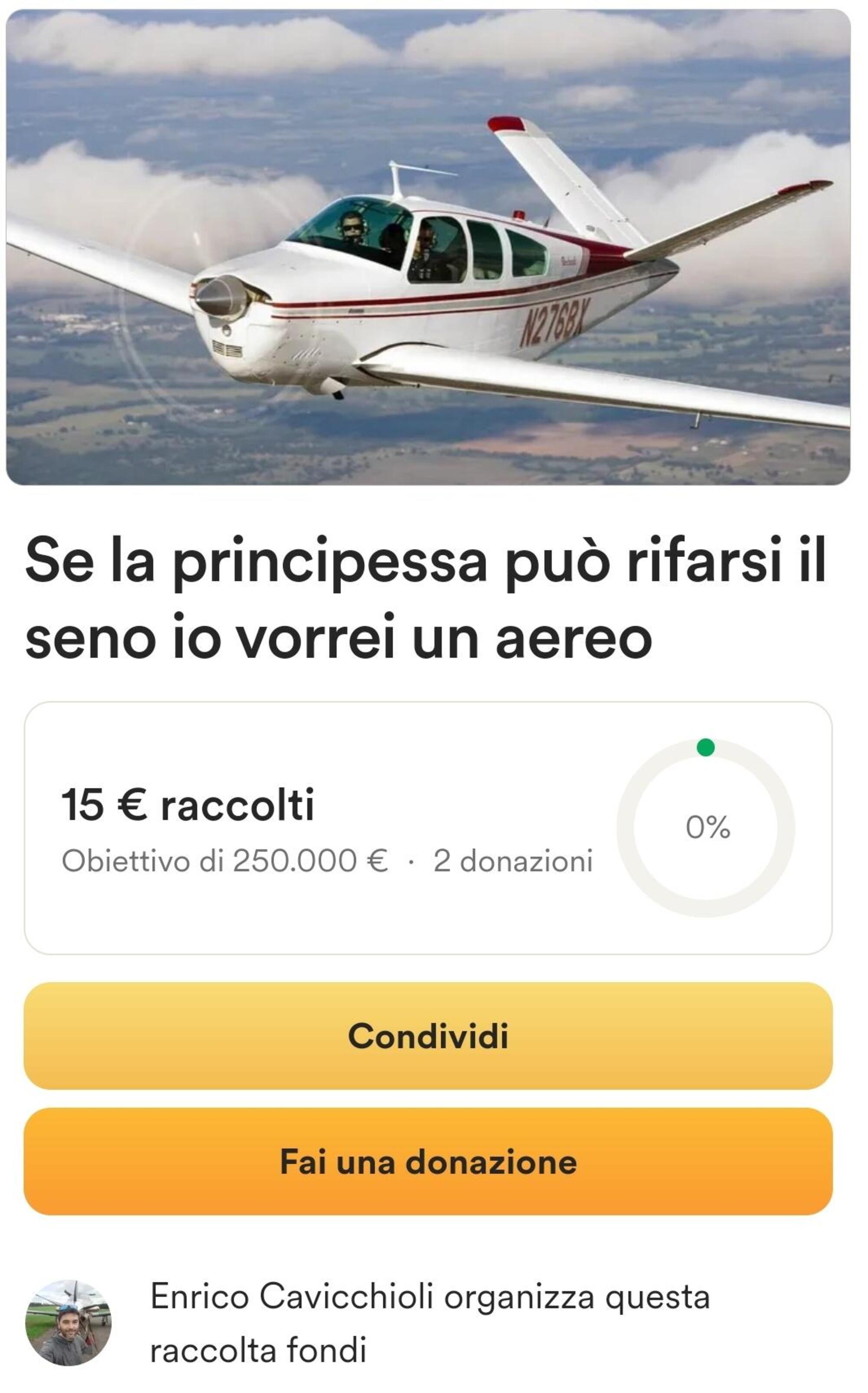 Perch&eacute; le poppe s&igrave; e un aereo no?