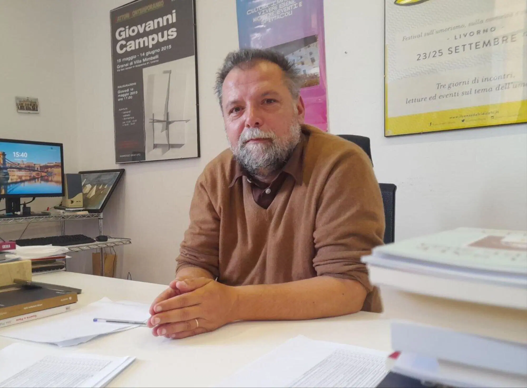 L'ex assessore alla Cultura di Livorno, Simone Lenzi