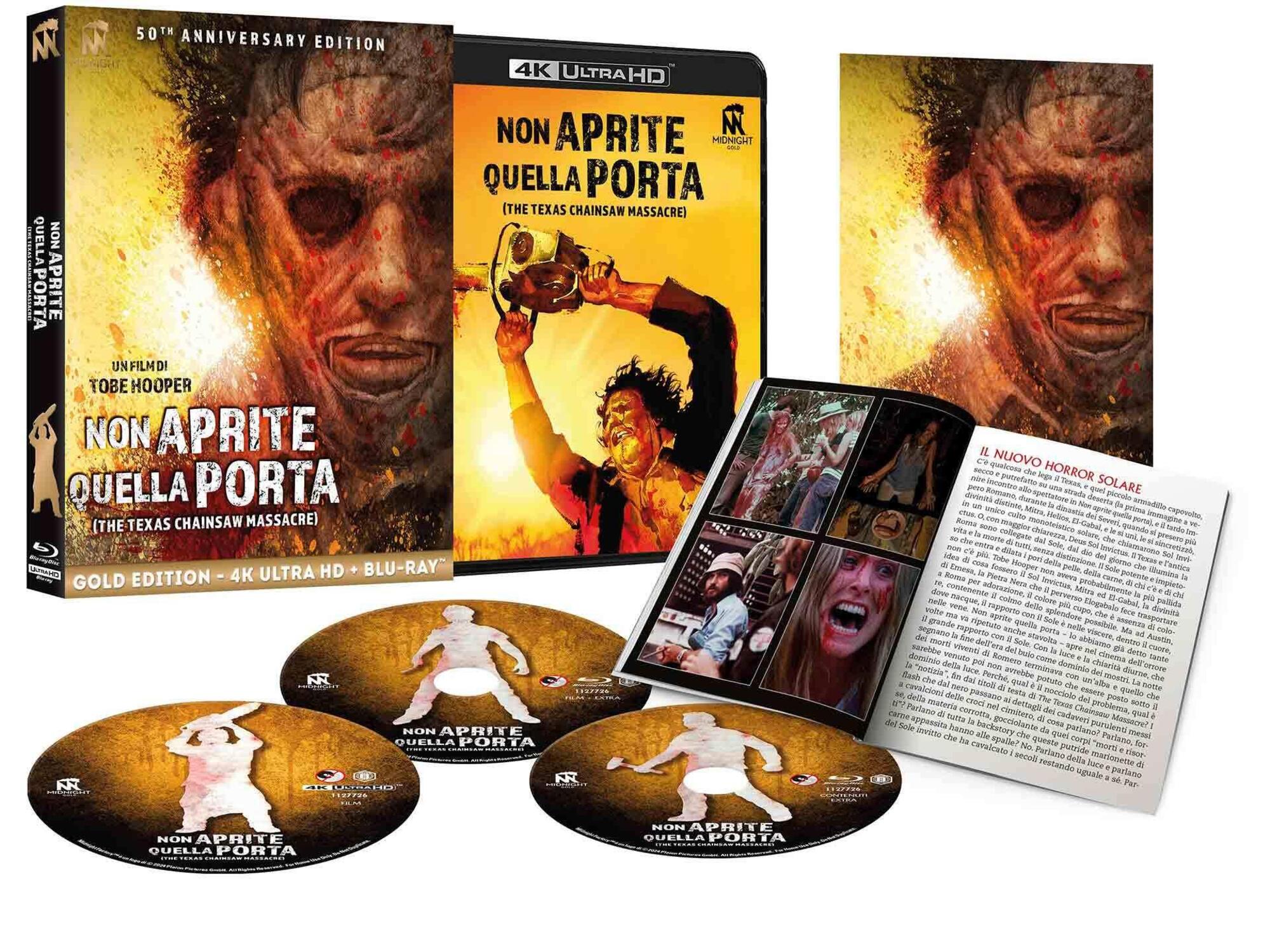 Il cofanetto di Non aprite quella porta per i 50 anni