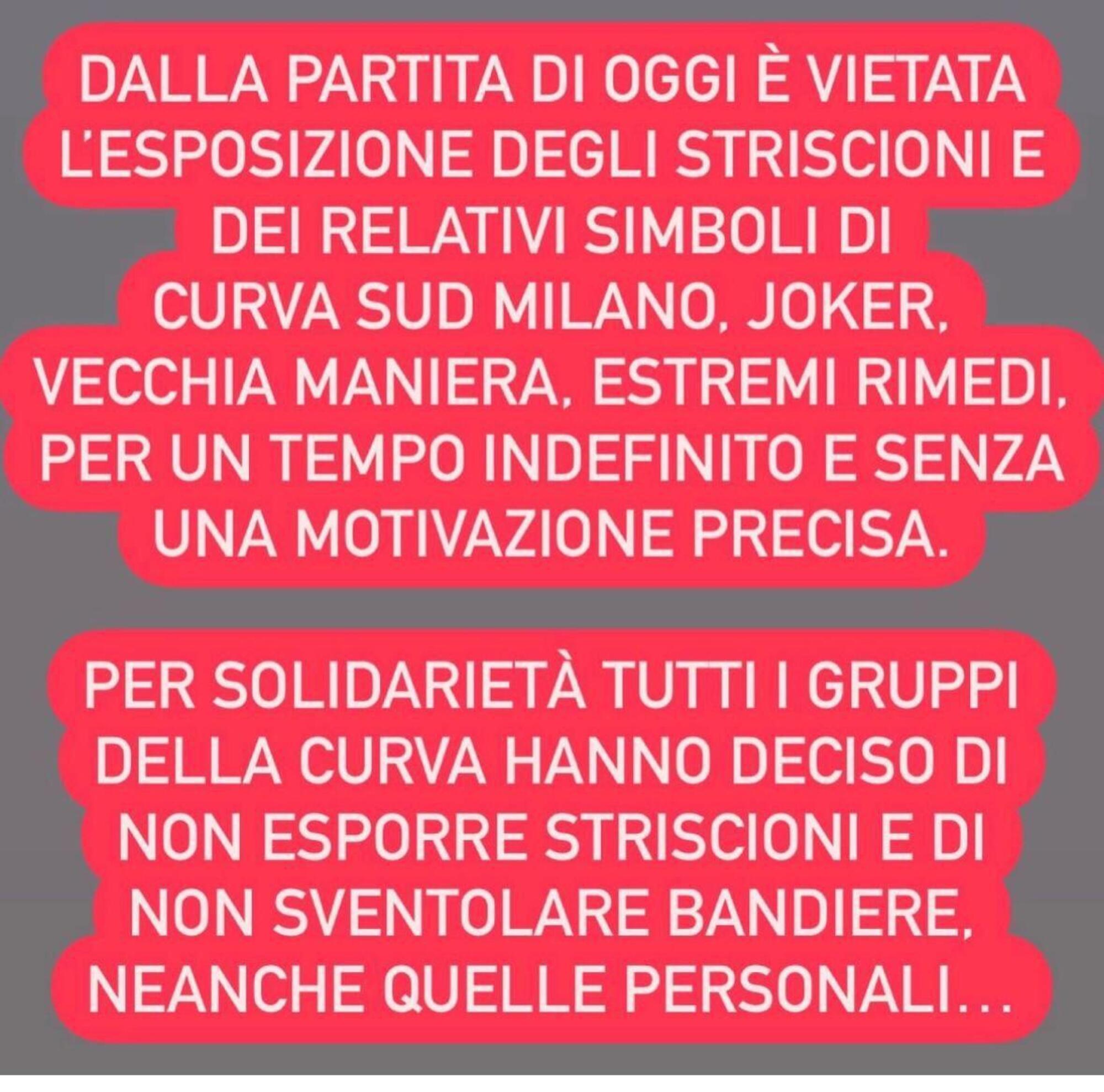 Il messaggio dei Banditi della Sud