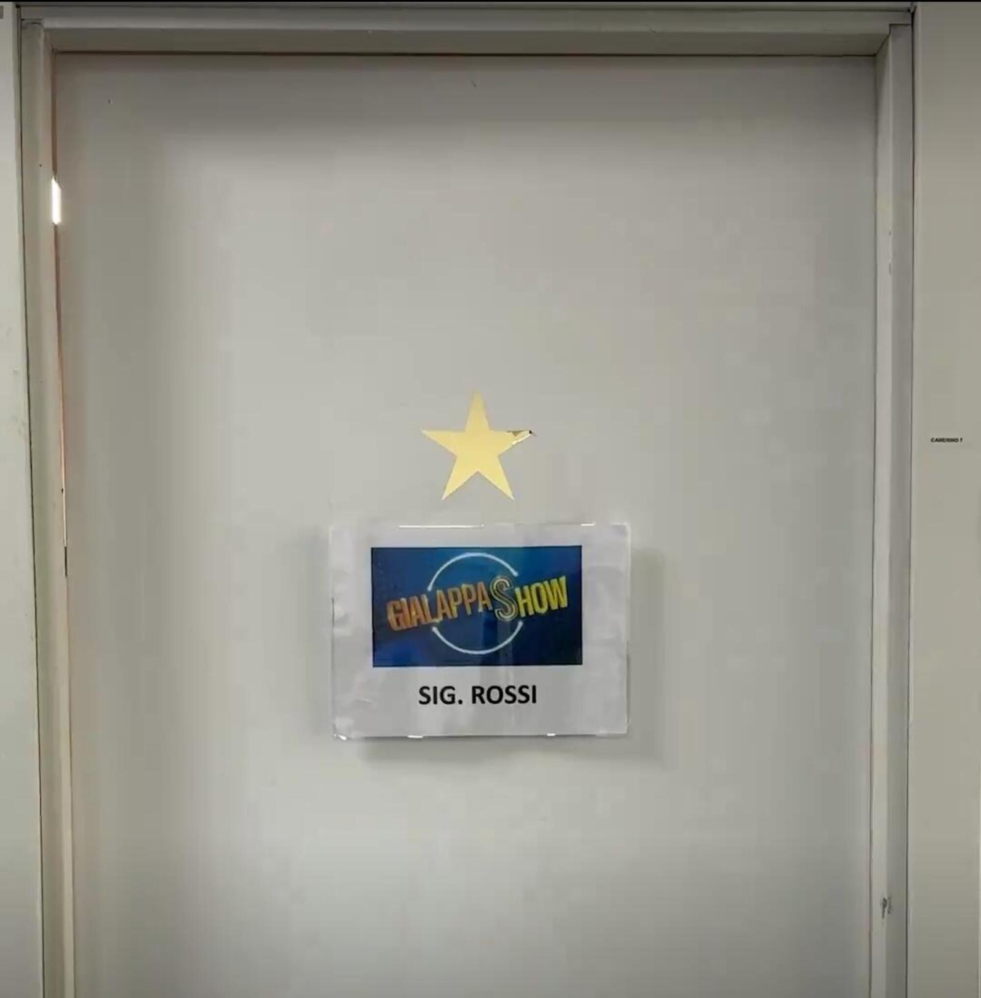 Il camerino del Signor Rossi