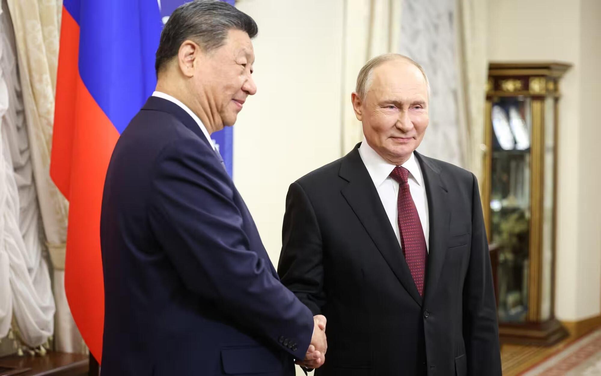 Xi (Cina) Putin (Russia) al Summit Brics 2024