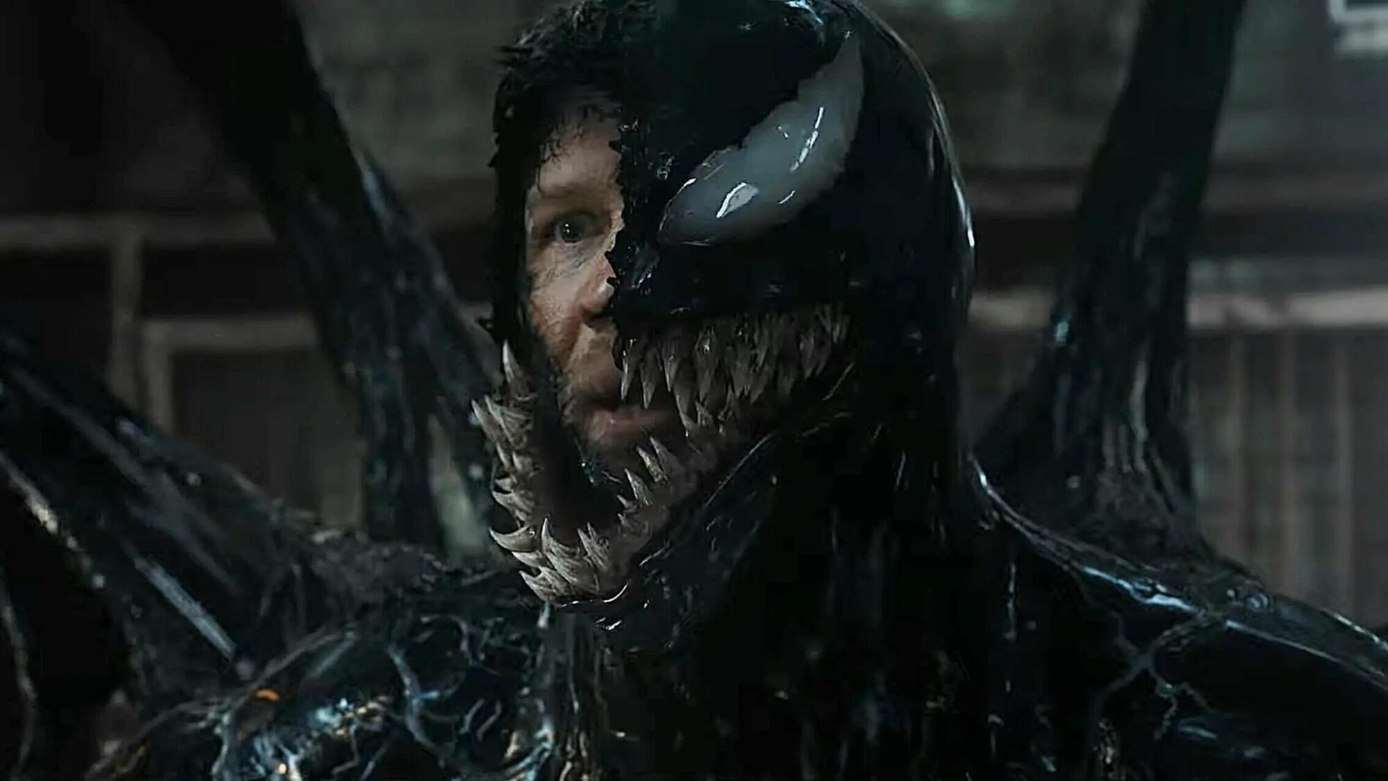 Tom Hardy nel ruolo di Venom