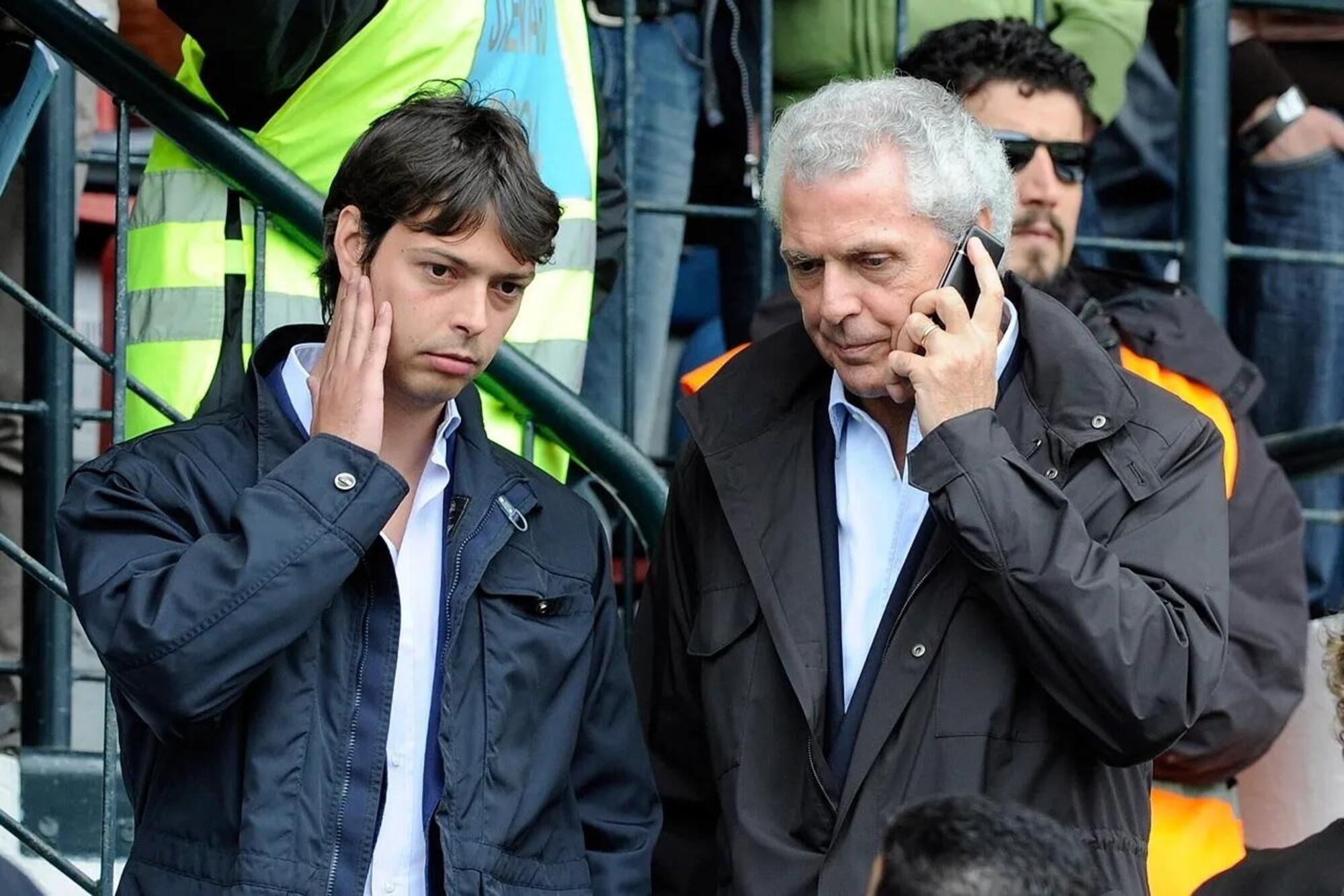 Giovanni Tronchetti Provera con il padre Marco nel 2010