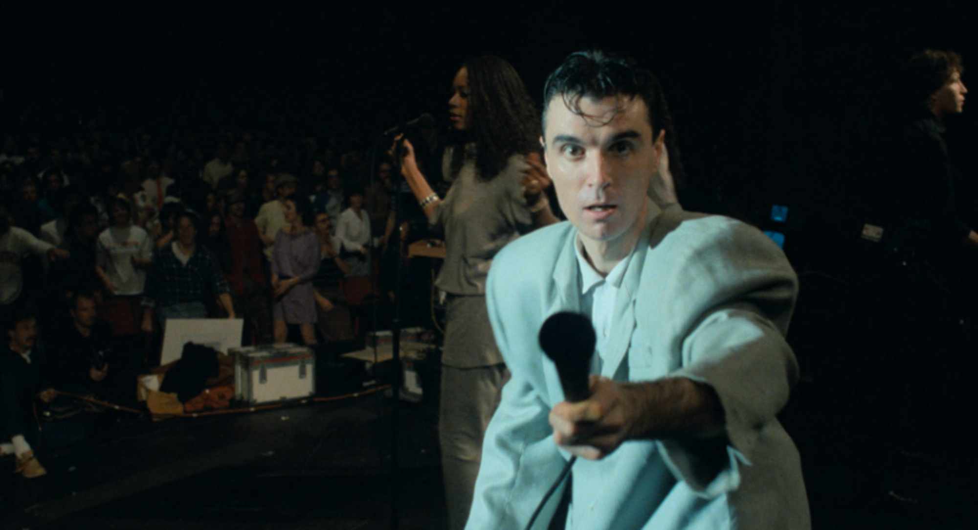 Frame di &#039;Stop making sense&#039; di Jonathan Demme