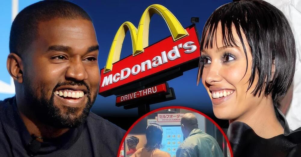 Bianca Censori con Kanye West torna a mostrare la carne... da McDonald&rsquo;s. Ma da quanto tempo Ye non vede i figli? E Kim Kardashian... [FOTO]