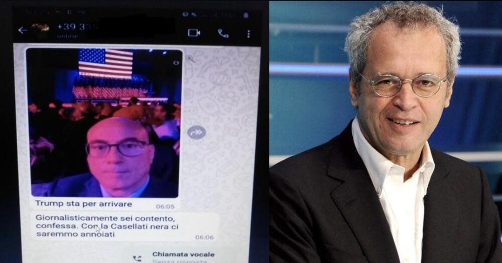 Chicco, che caz*o fai? Enrico Mentana mostra il numero di cellulare di Aldo Cazzullo nella maratona elettorale. E nella chat: &ldquo;Con la Casellati nera ci saremmo annoiati...&rdquo;