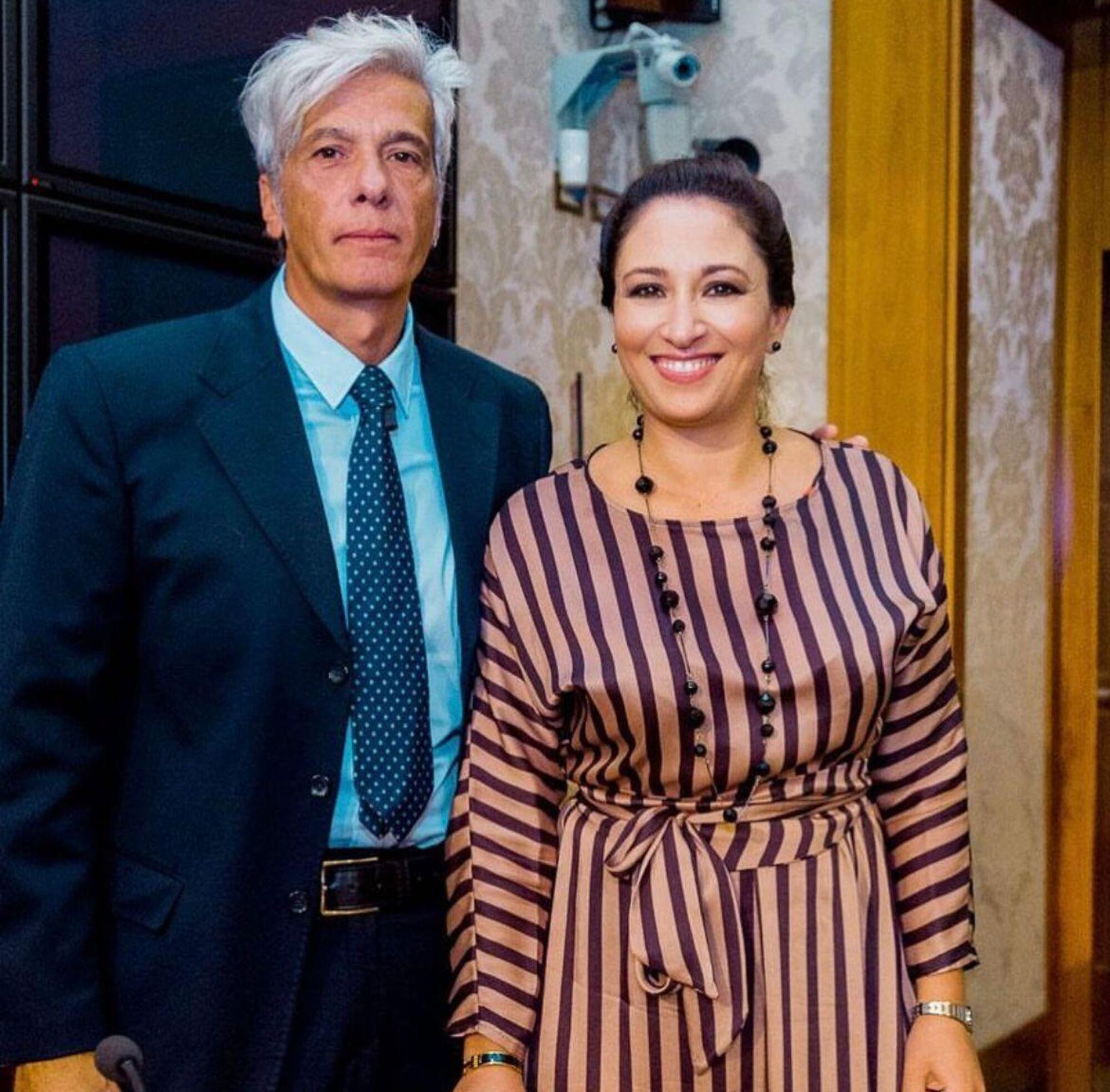 Pietro Orlandi insieme a Laura Sgrò
