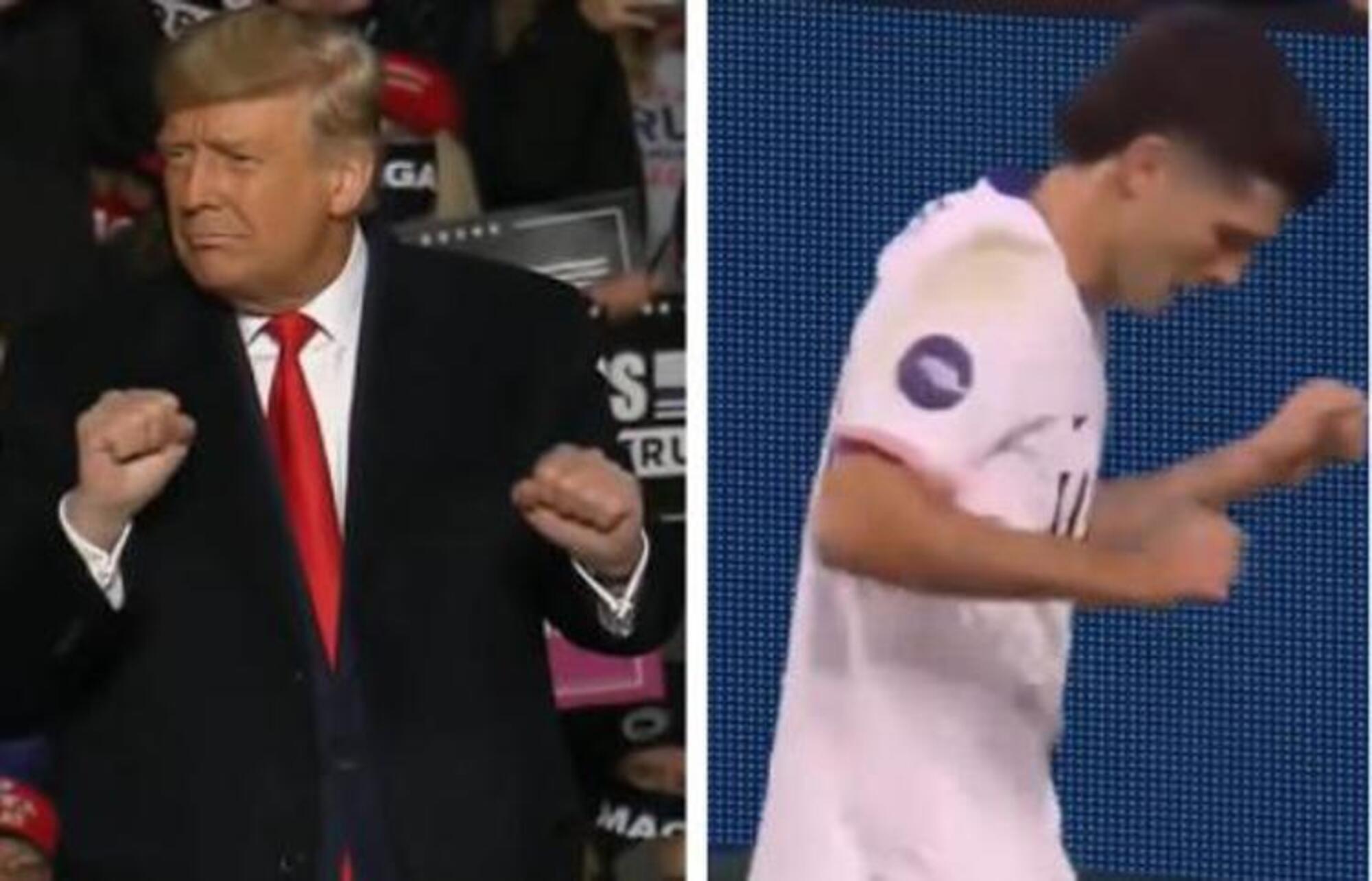 Christian Pulisic e la &quot;Trump Dance&quot;