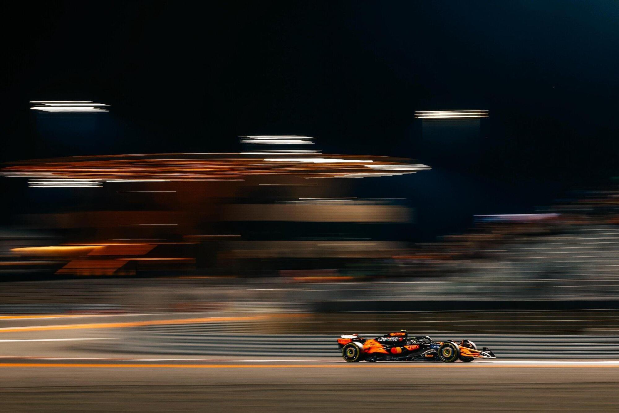 La McLaren in Qatar