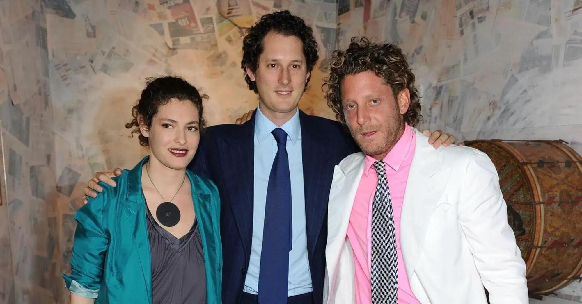 Ginevra, John e Lapo Elkann