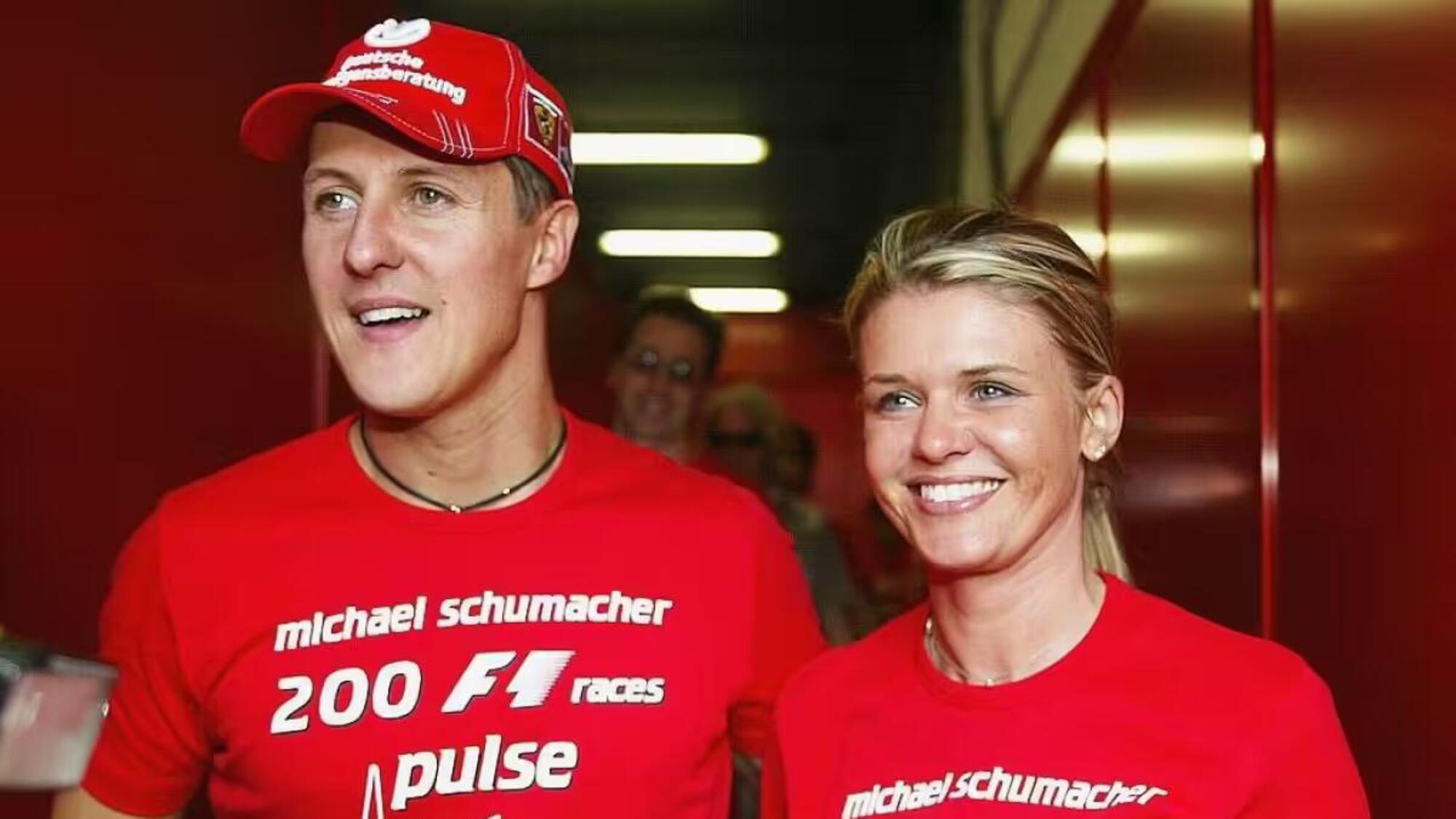 Michael Schumacher insieme alla moglie Corinna