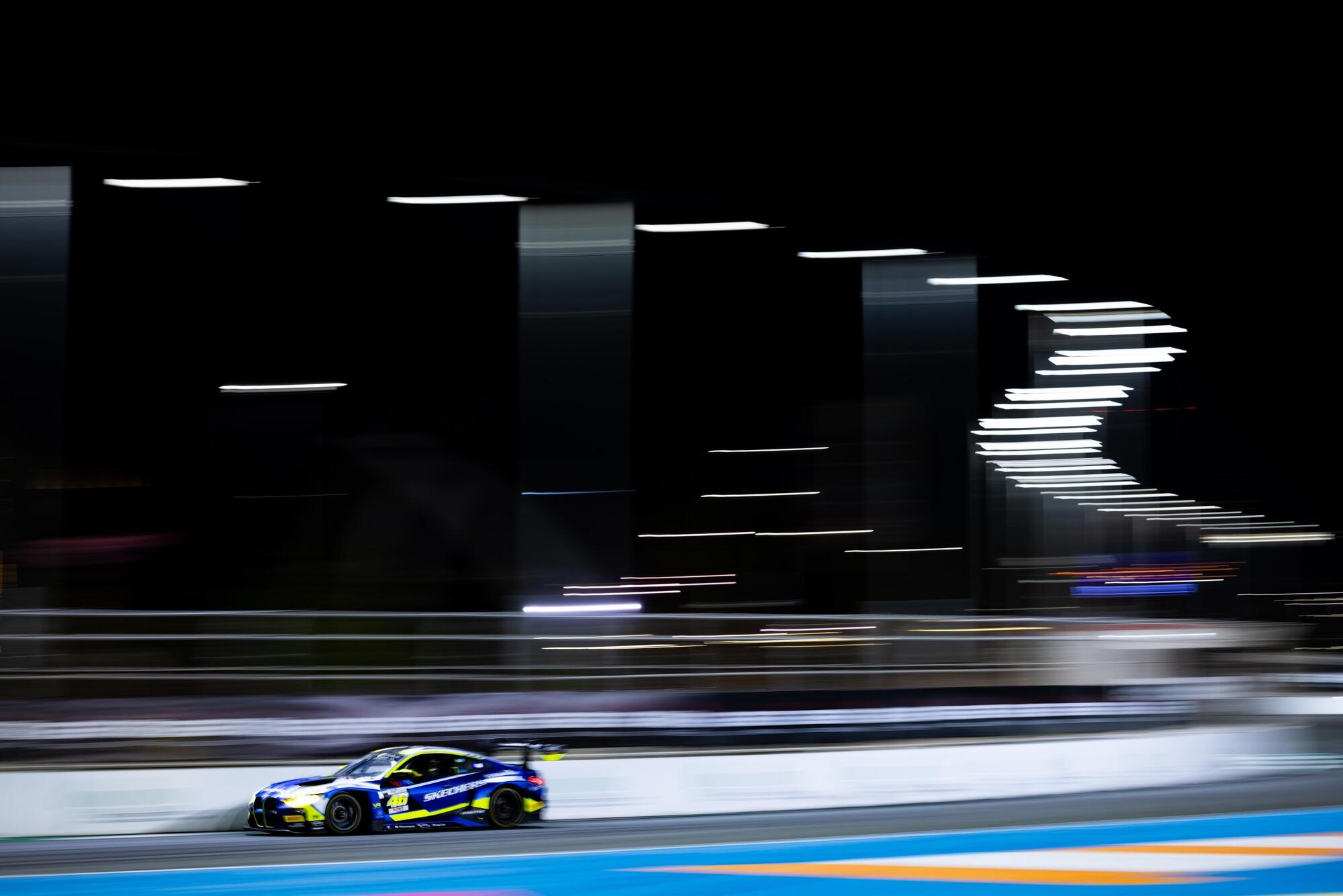 La BMW M4 GT3 di Valentino Rossi a Jeddah