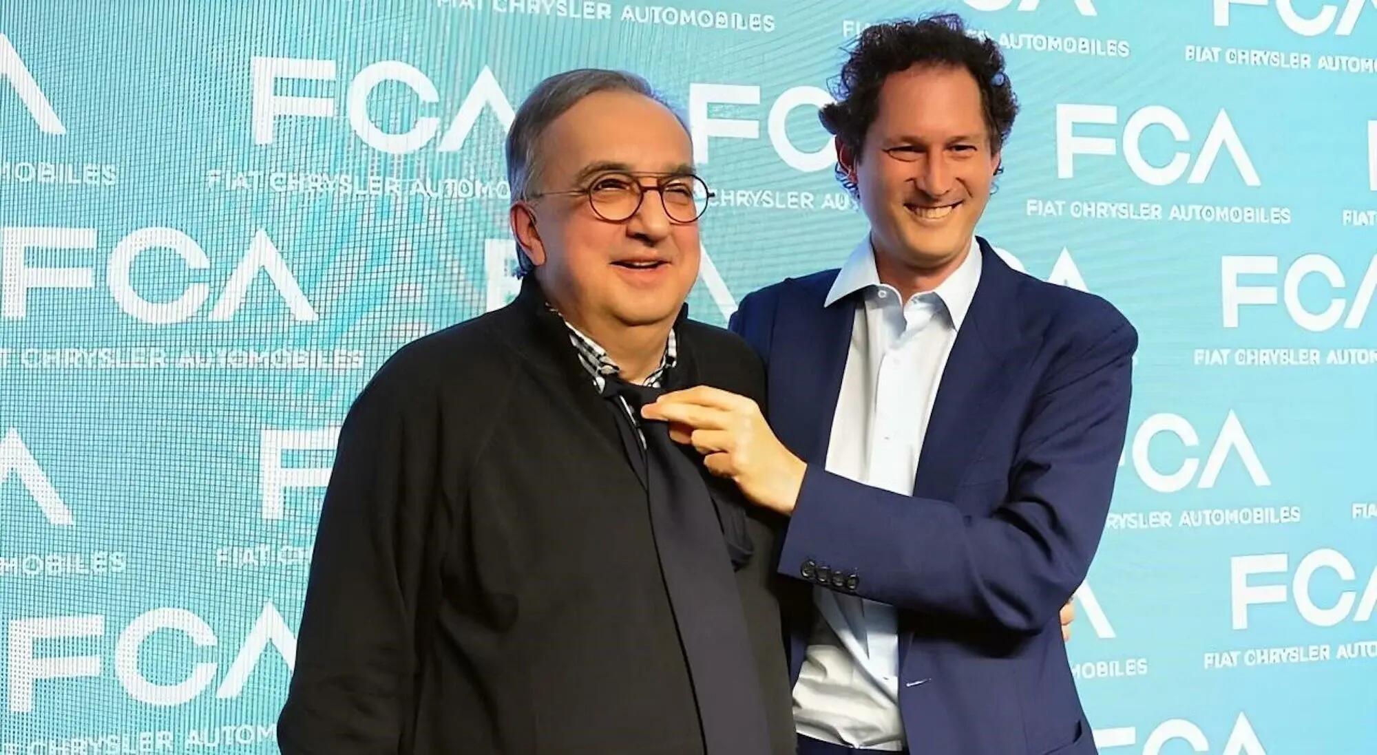 Sergio Marchionne con John Elkann