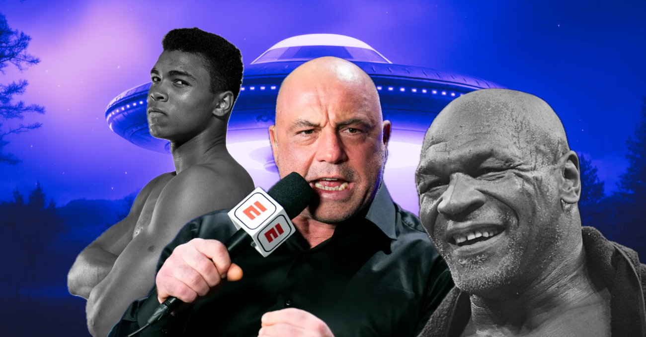Cosa hanno in comune i droni (o gli Ufo), Mike Tyson e il &ldquo;fantasma&rdquo; di Muhammad Al&igrave;? Joe Rogan: ecco cosa dice il podcaster e presentatore Ufc