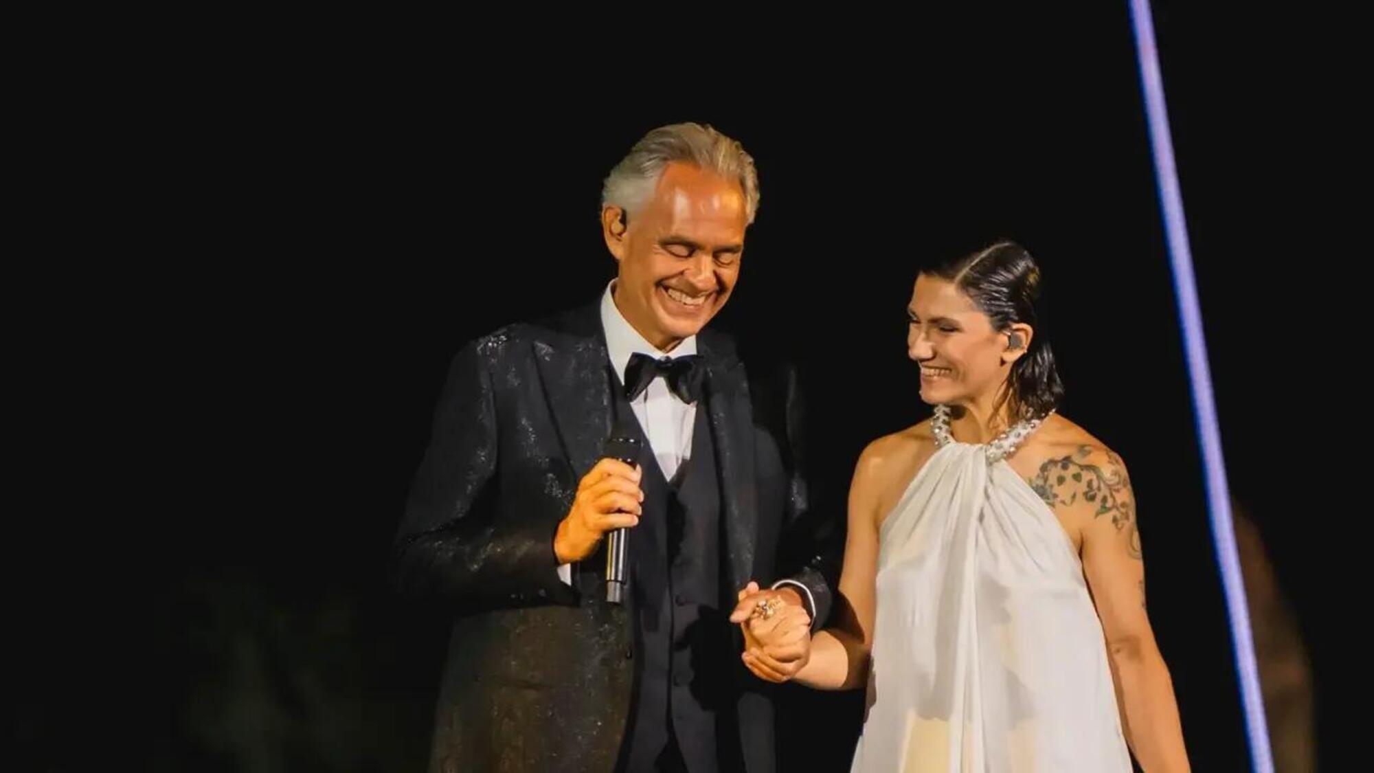 Andrea Bocelli con Elisa